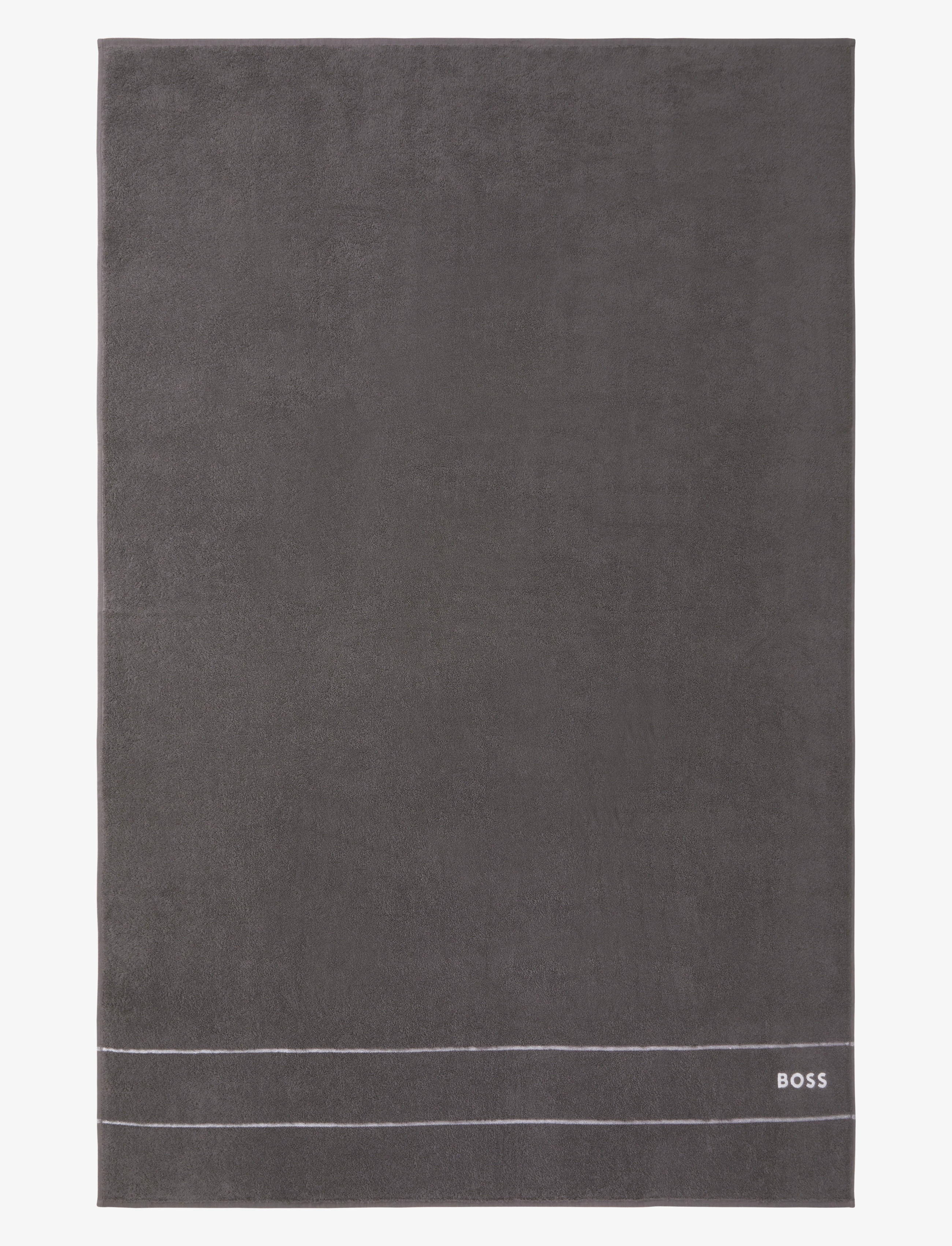 Boss Home Plain Guest Towel, Guest Håndklæde, Grå, Str: 40X60CM