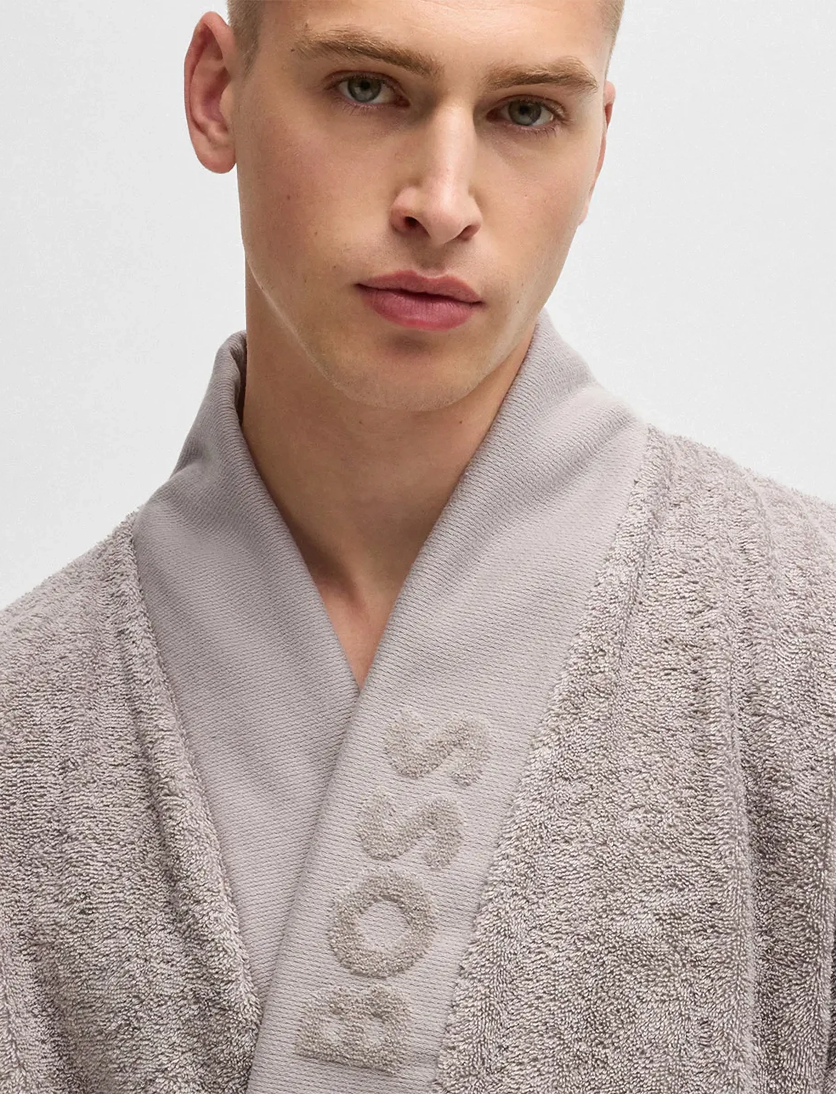 Boss Home Plain Bath Robe, S, Night & Loungewear, Grau - Robes, Frauen