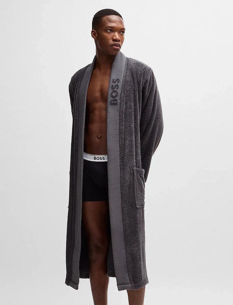 Boss Home Plain Bath Robe (UGOPLAINPEIG) Peignoir - Main Image