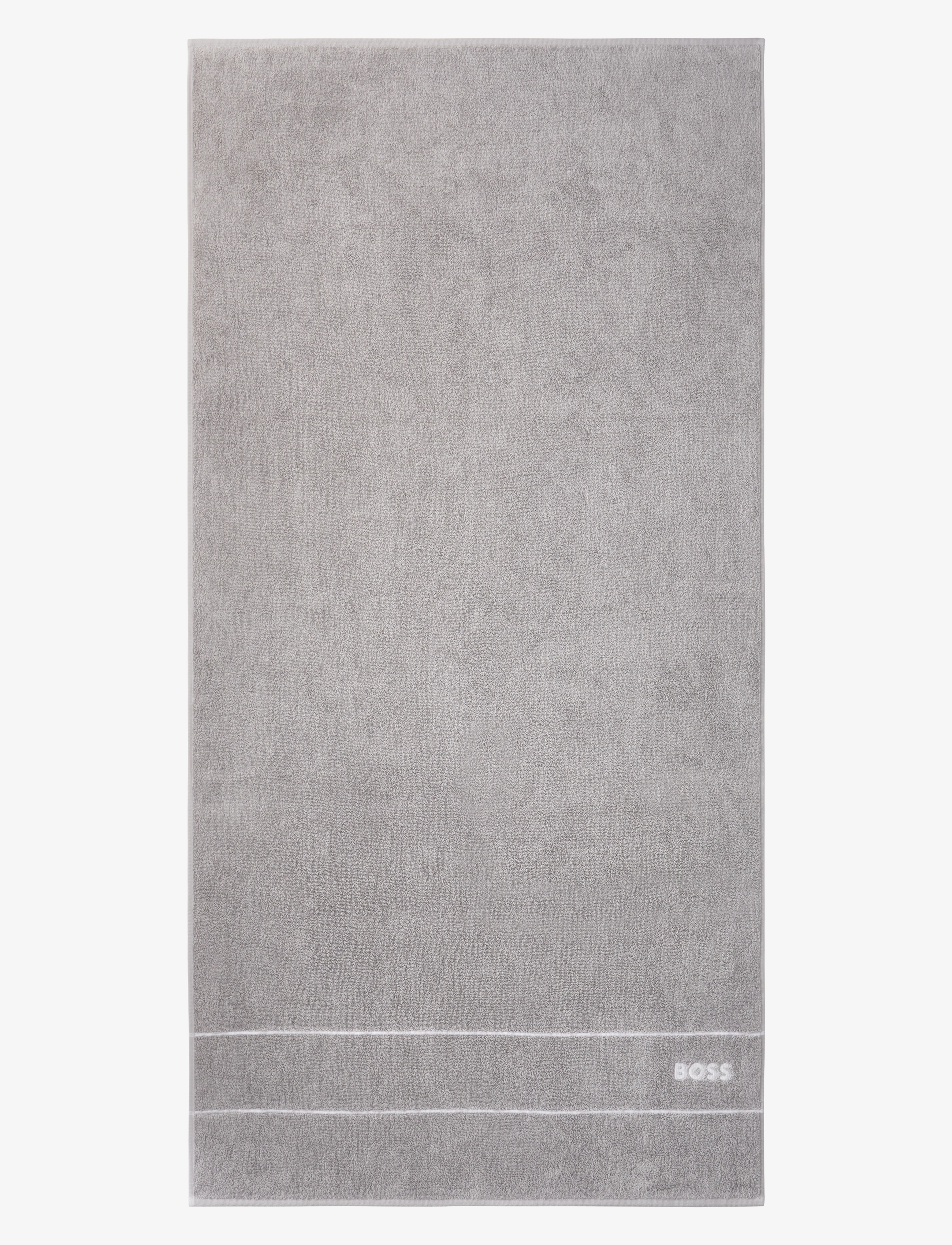 Boss Home Plain Bath Towel, Bath Håndklæde, Grå, Str: 70X140CM