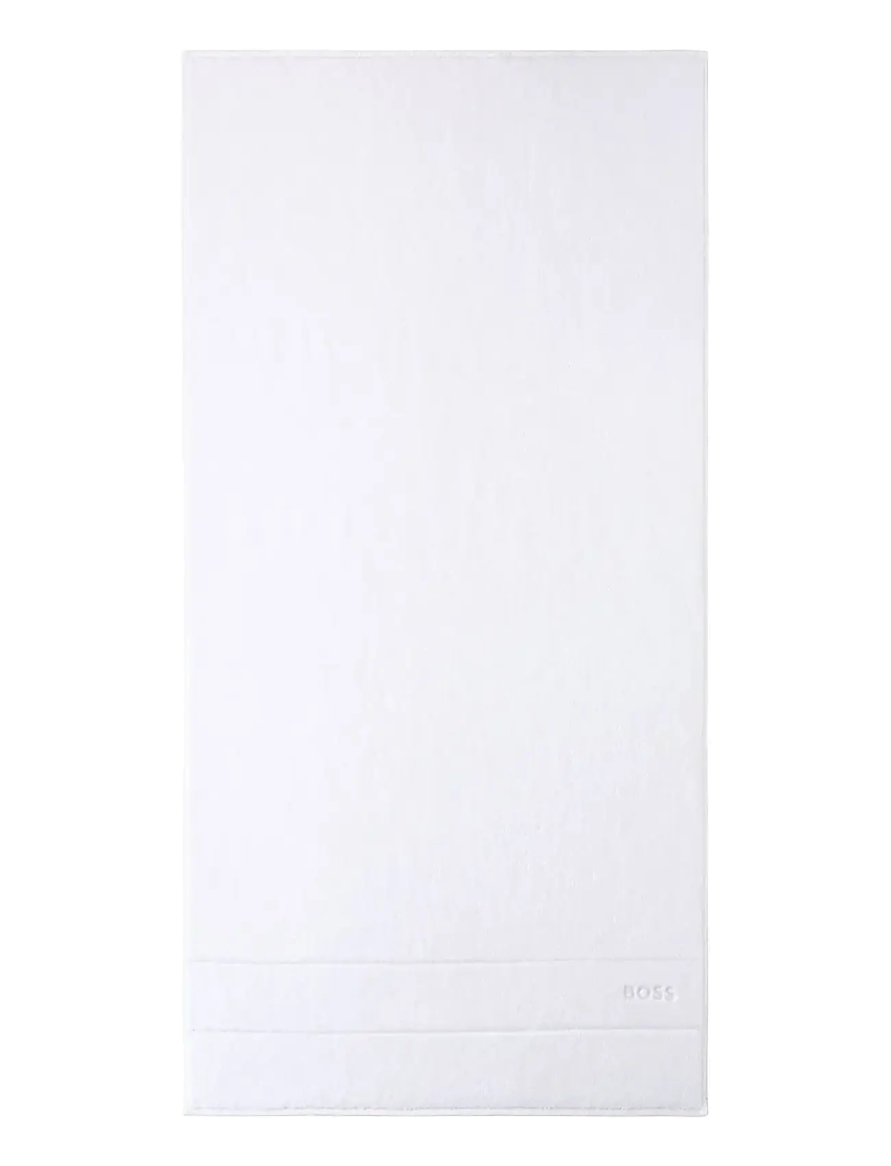 Boss Home Plain Bath Towel, Bath Håndklæde, Hvid, Str: 70X140CM