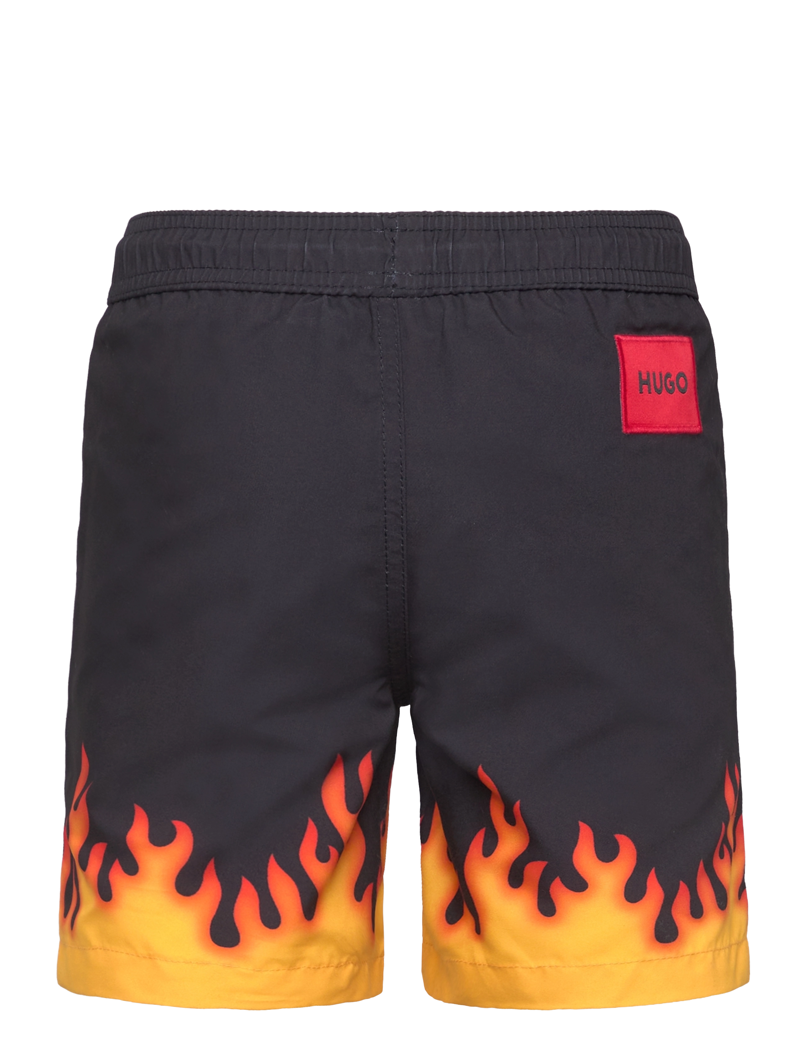 Hugo Kids - SWIM SHORTS - black  yellow - 1