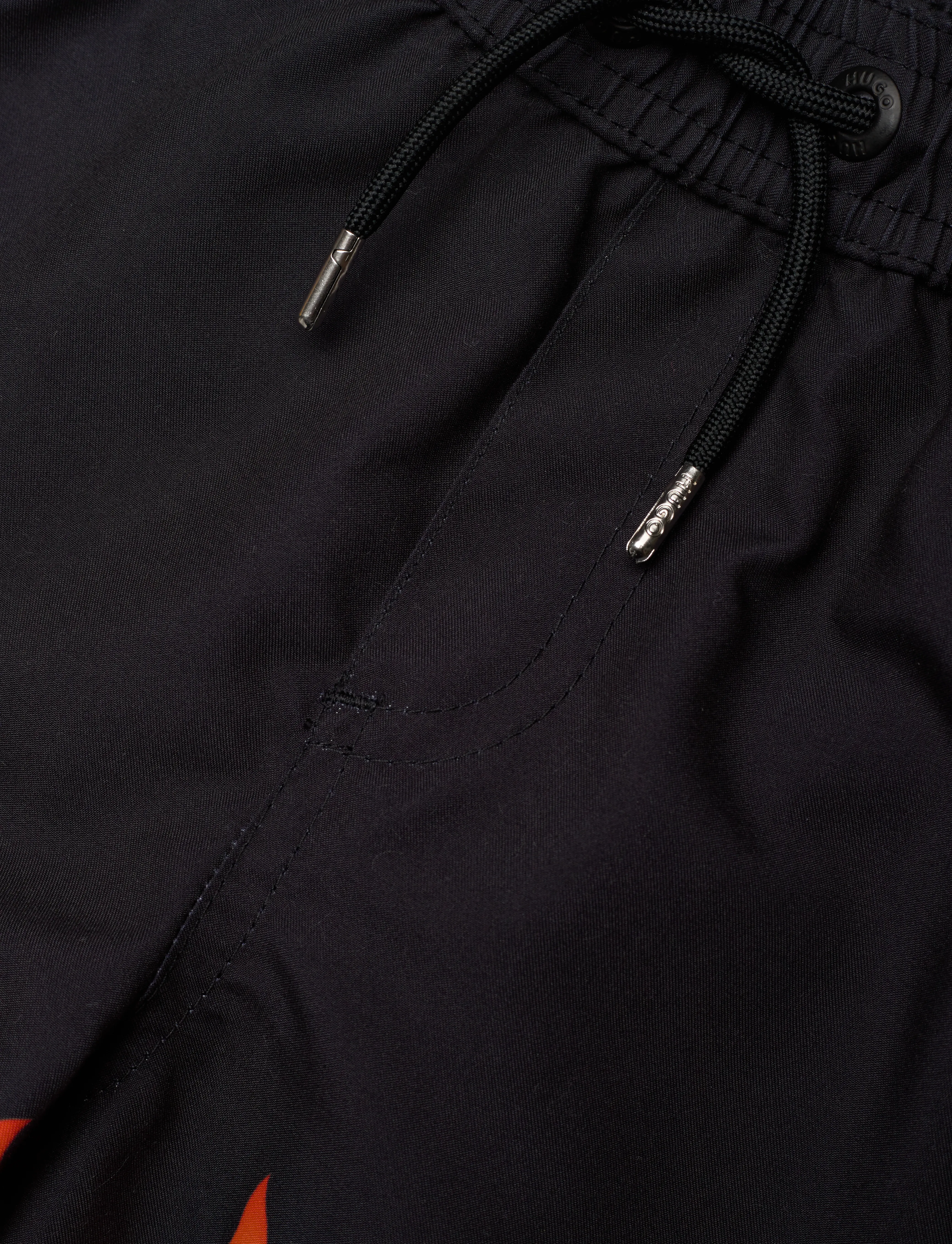 Hugo Kids - SWIM SHORTS - black  yellow - 2