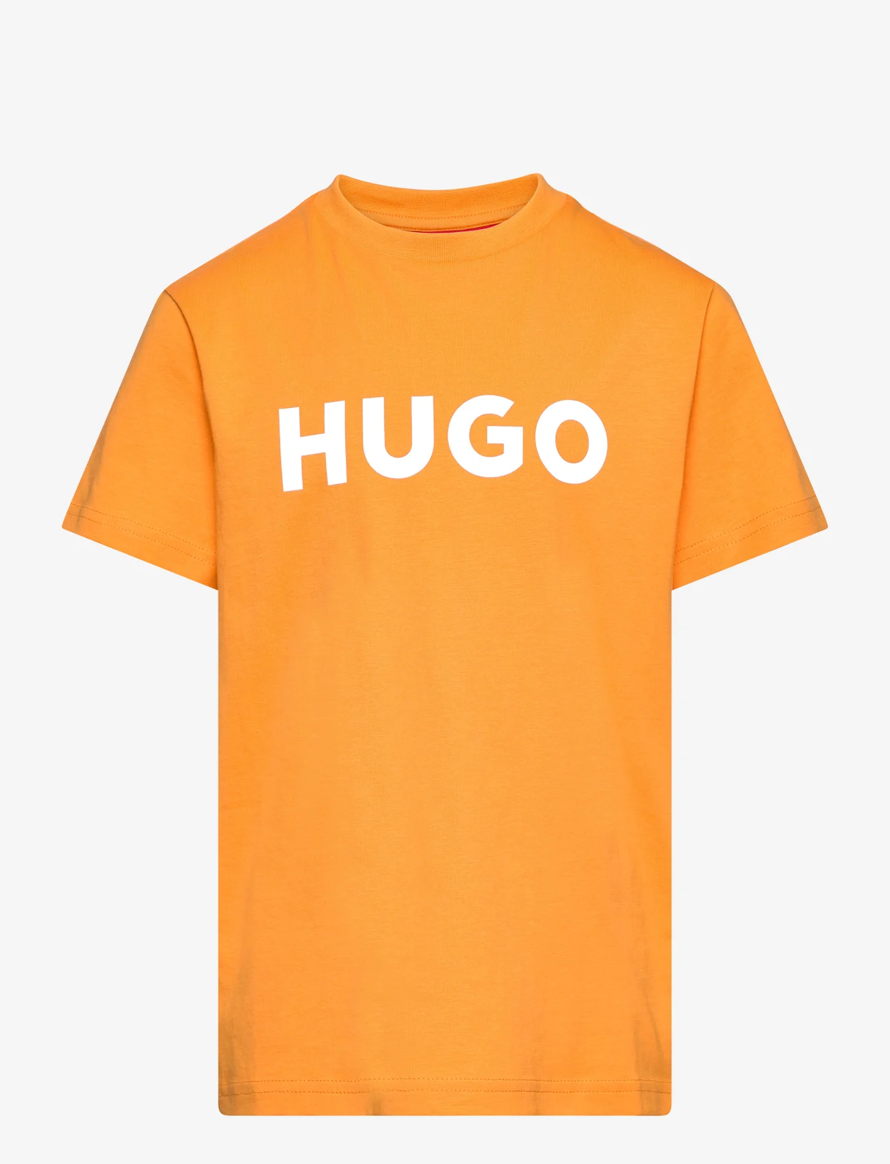 Hugo Kids - SHORT SLEEVES TEE-SHIRT - lyhythihaiset t-paidat - light mango - 0