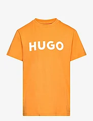 Hugo Kids - SHORT SLEEVES TEE-SHIRT - lyhythihaiset t-paidat - light mango - 0