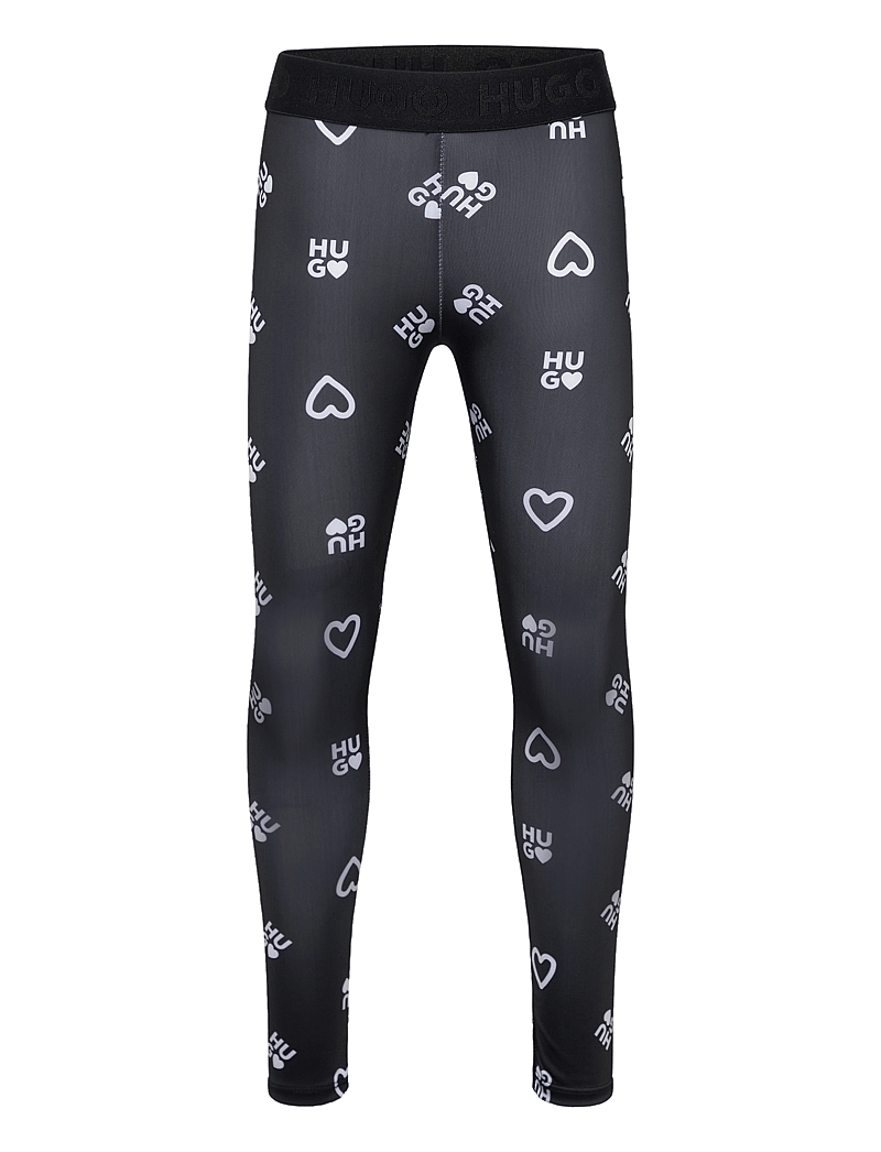 Hugo Kids - LEGGINGS - leggings - black - 0