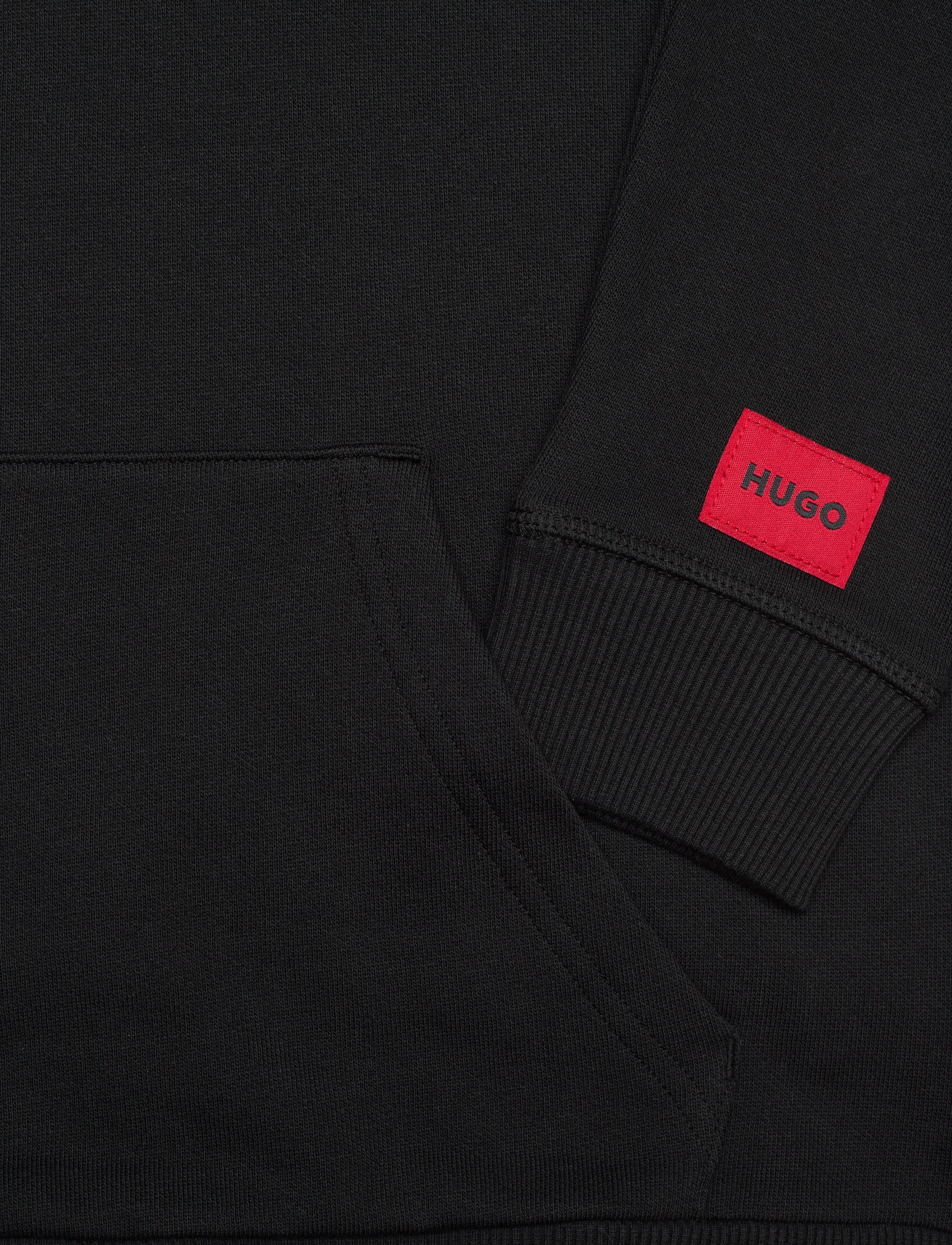 Hugo Kids - HOODED SWEATSHIRT - black - 3