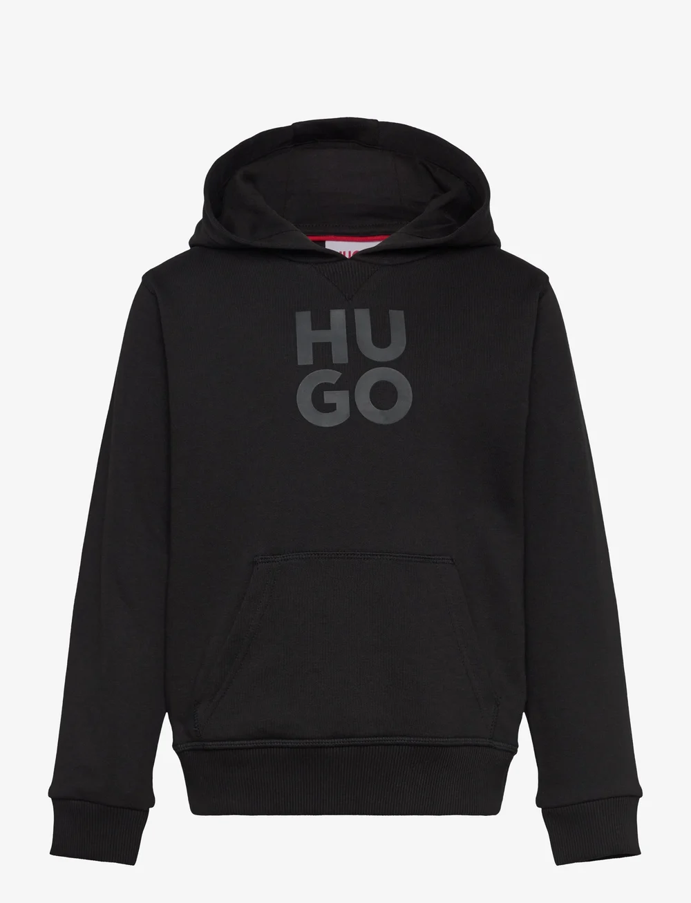Hugo Kids - HOODED SWEATSHIRT - hættetrøjer - black - 0