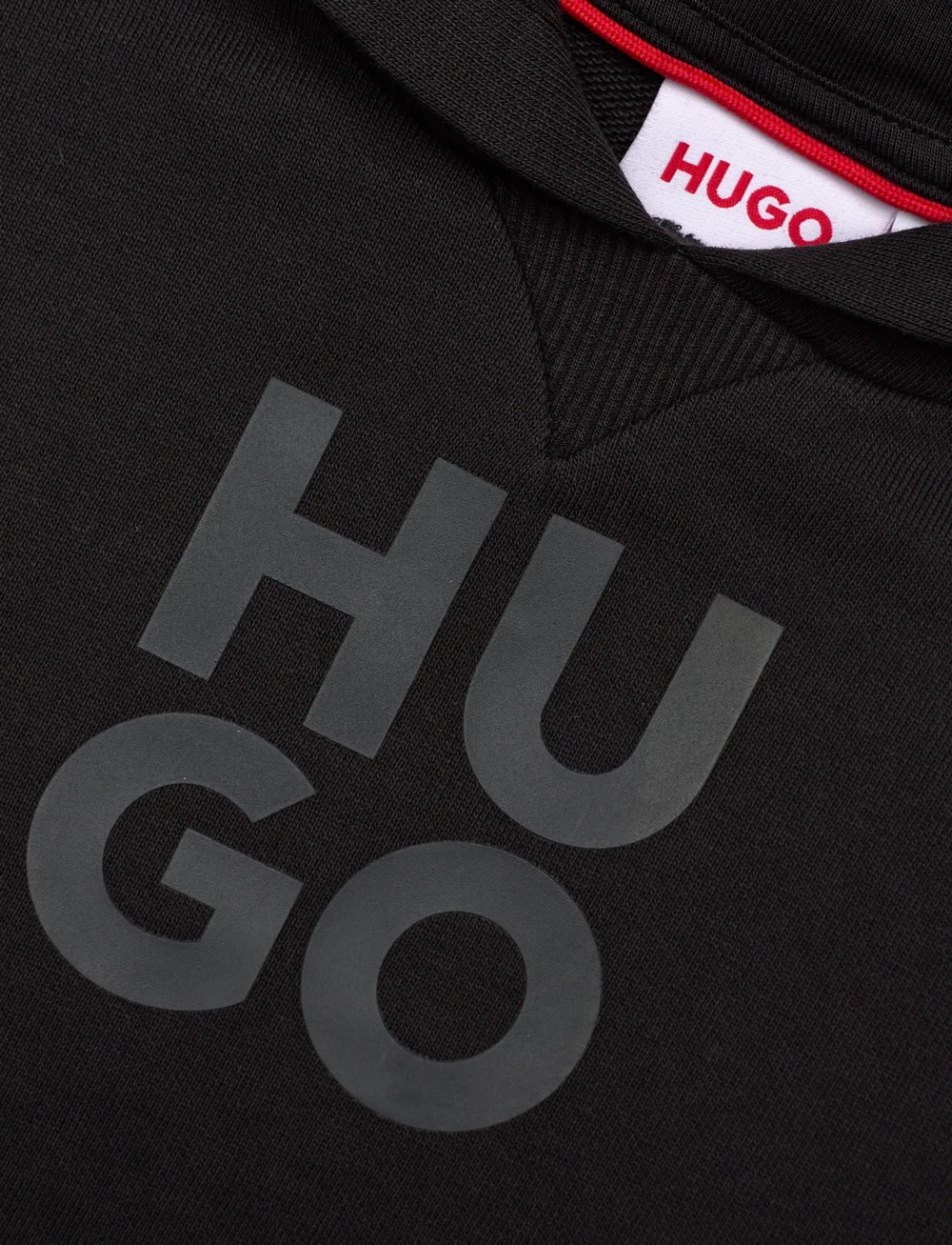 Hugo Kids - HOODED SWEATSHIRT - hættetrøjer - black - 2