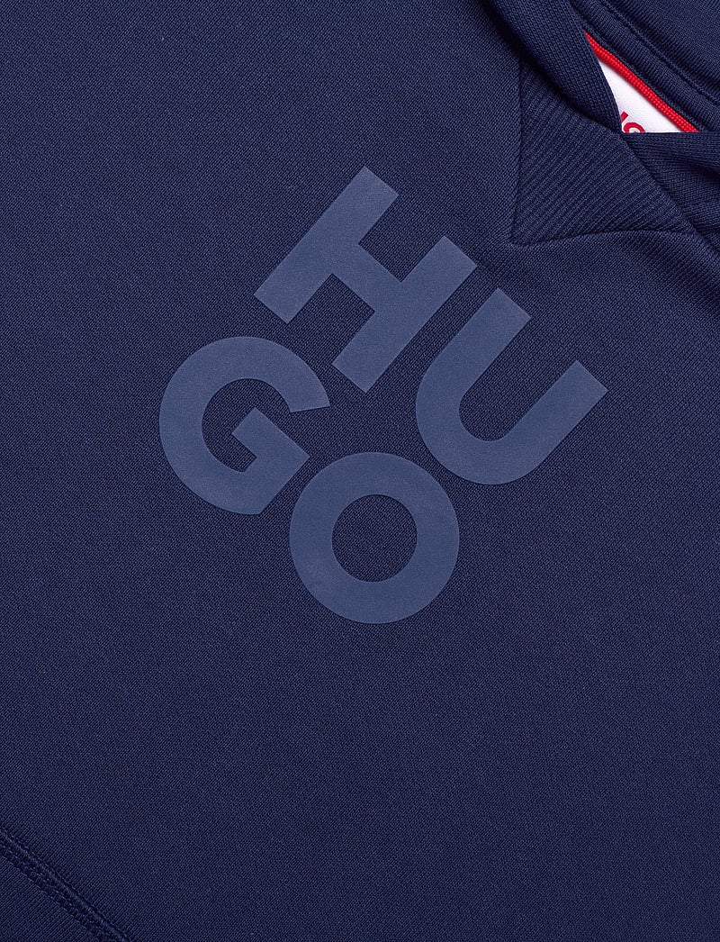 Hugo Kids - HOODED SWEATSHIRT - huvtröjor - medieval blue - 2