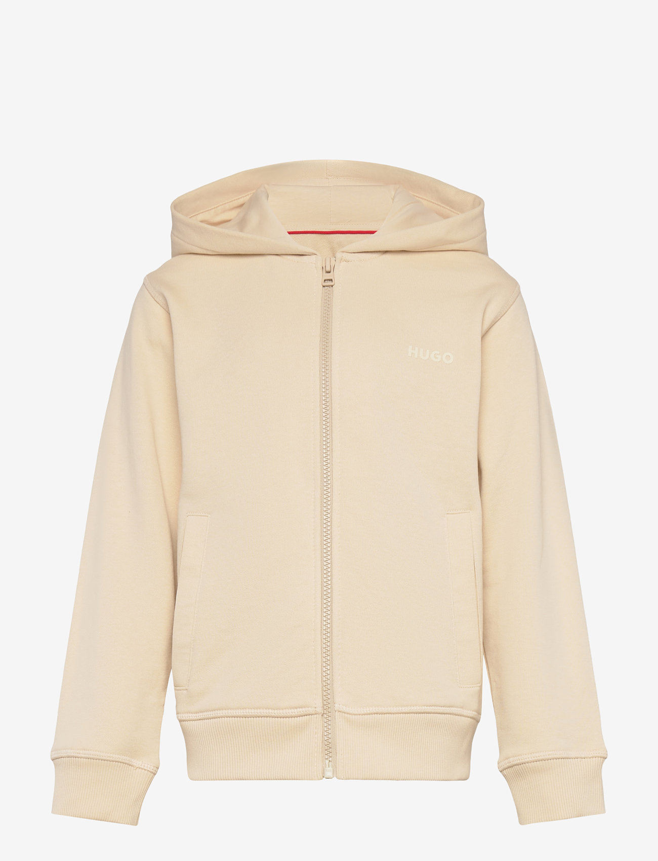 Hugo Kids - HOODED CARDIGAN - hættetrøjer - stone - 0