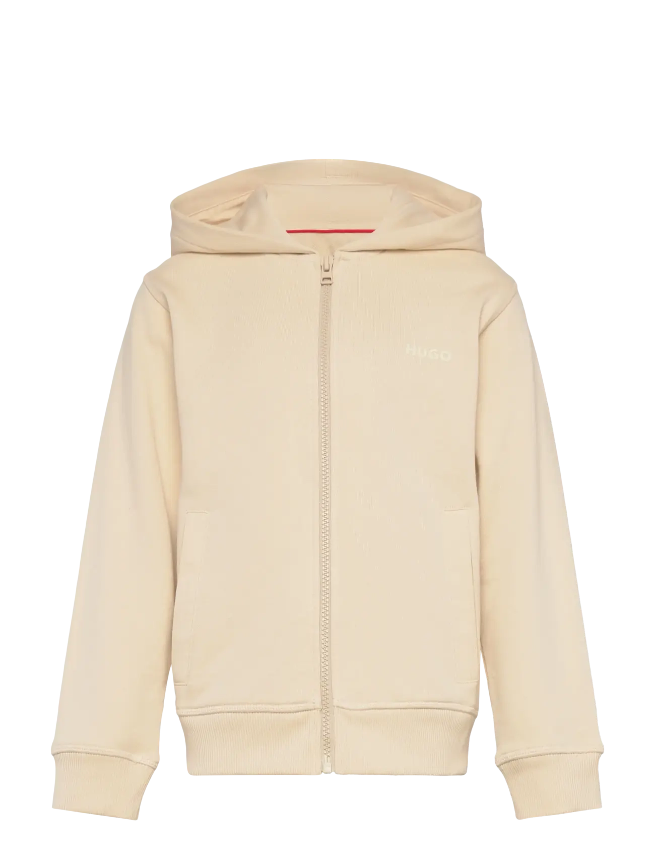 Hugo Kids HOODED CARDIGAN - Overdele - STONE / beige