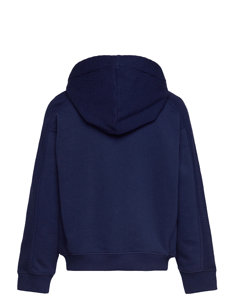 Hugo Kids - HOODED CARDIGAN - huvtröjor - medieval blue - 1