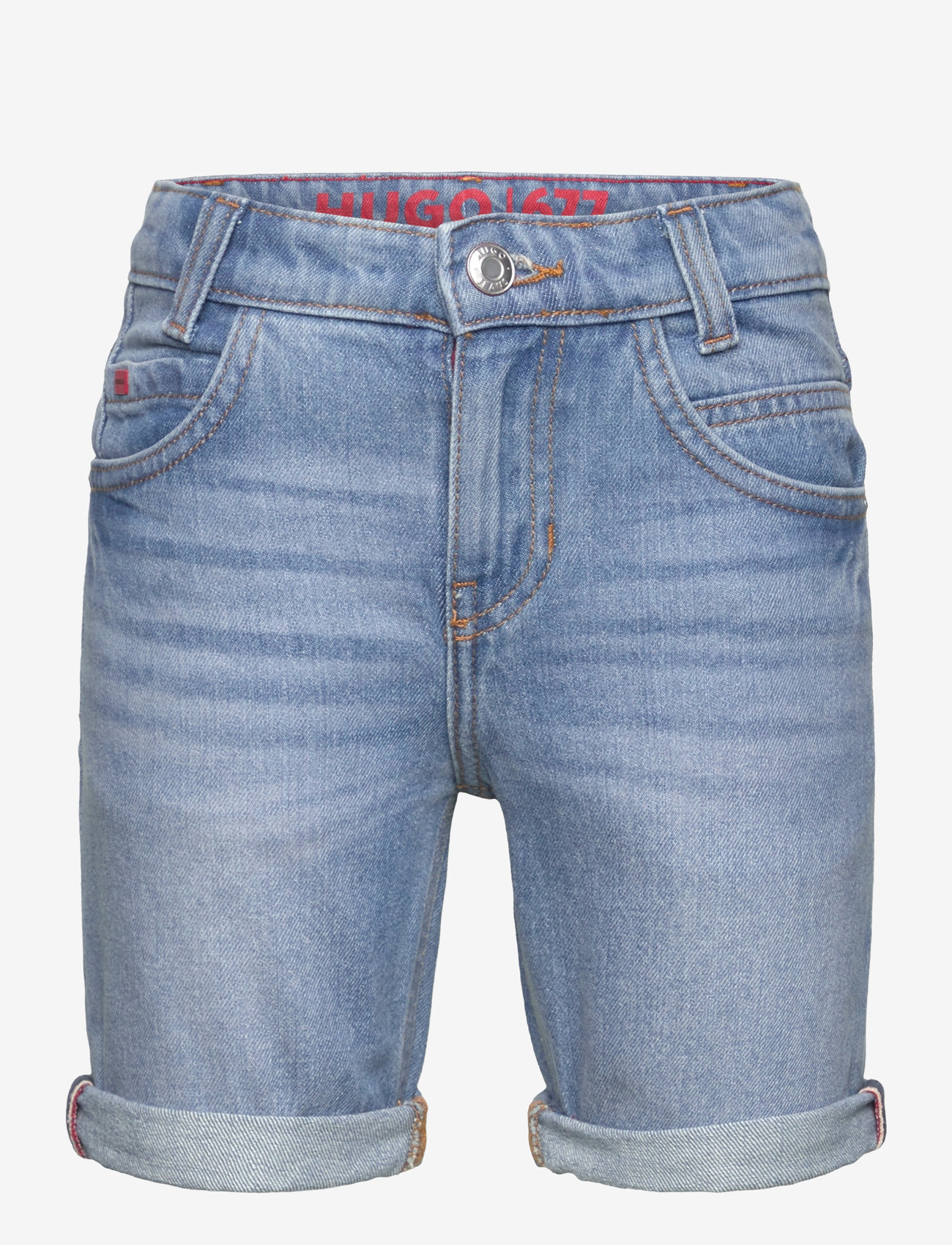 Hugo Kids - DENIM SHORTS - lühikesed teksapüksid - bleach grows - 0