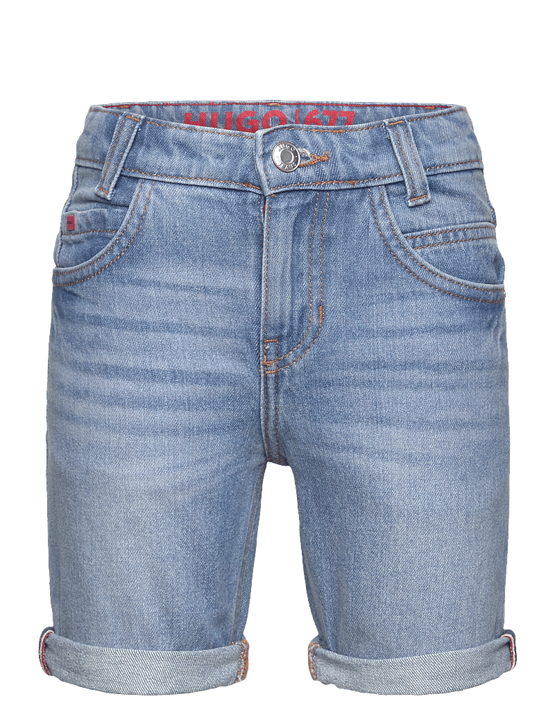 Hugo Kids - DENIM SHORTS - denimshorts - bleach grows - 0