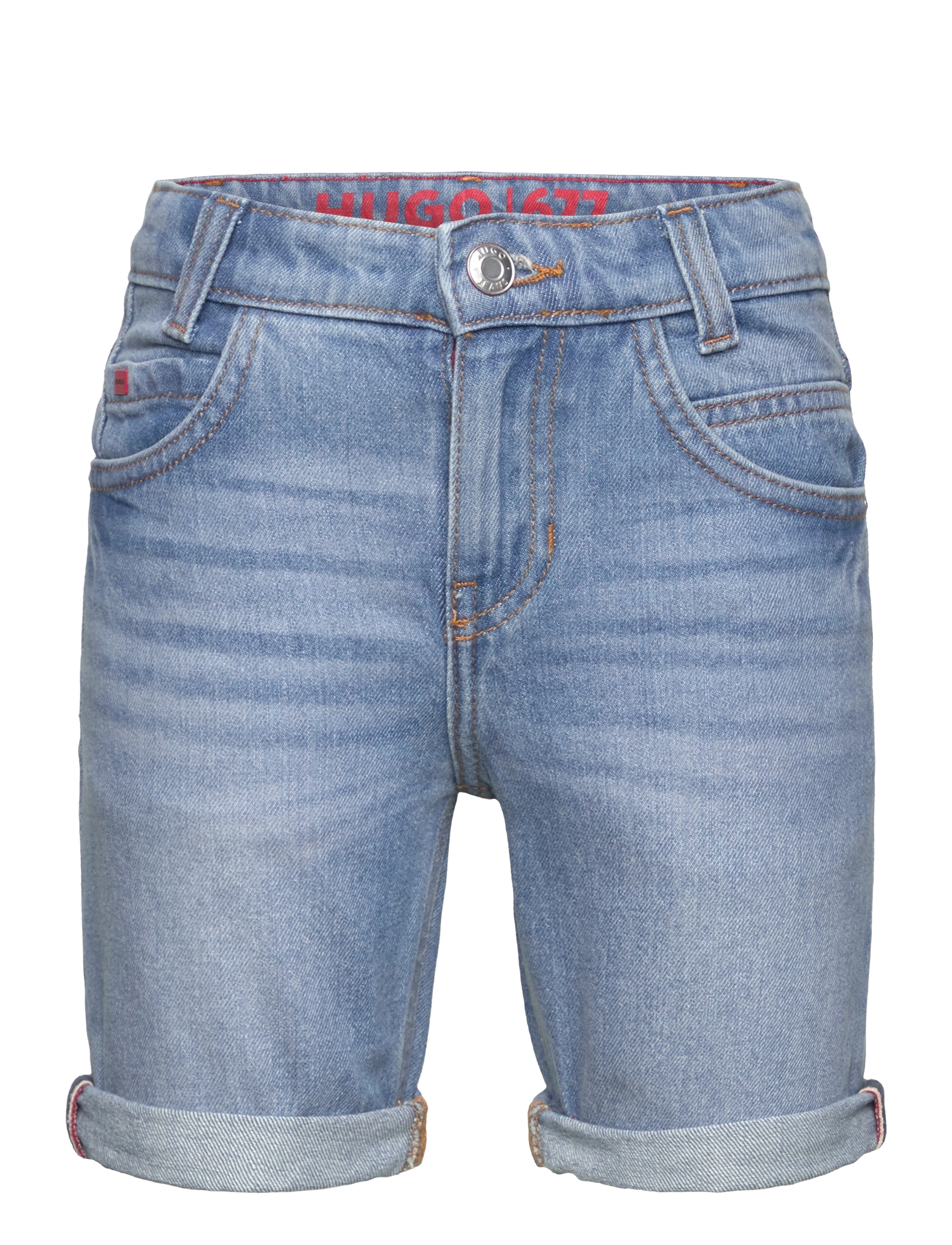 Hugo Kids DENIM SHORTS - 4 for 3 - BLEACH GROWS / blue