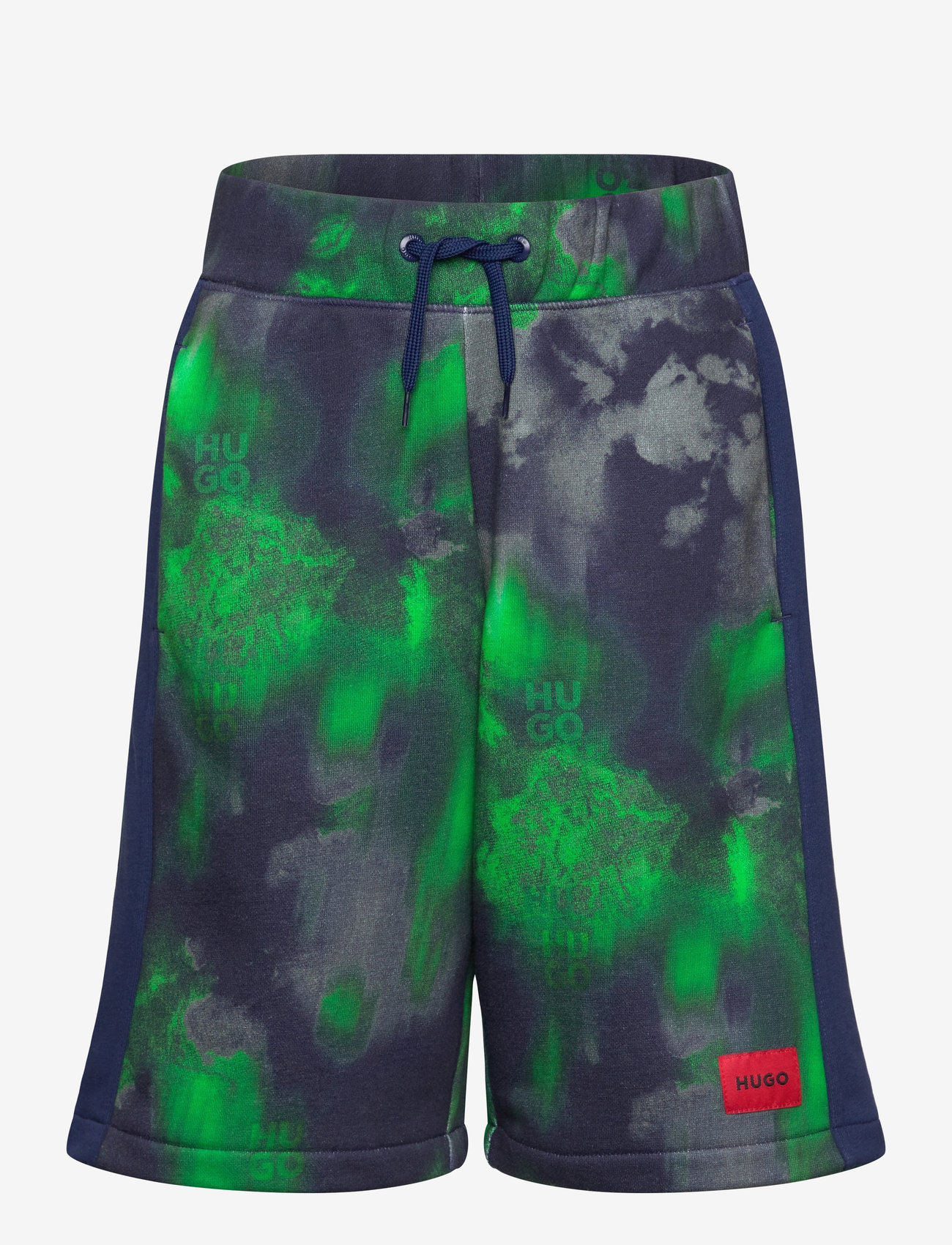 Hugo Kids - SHORT - sport shorts - navy  green - 0
