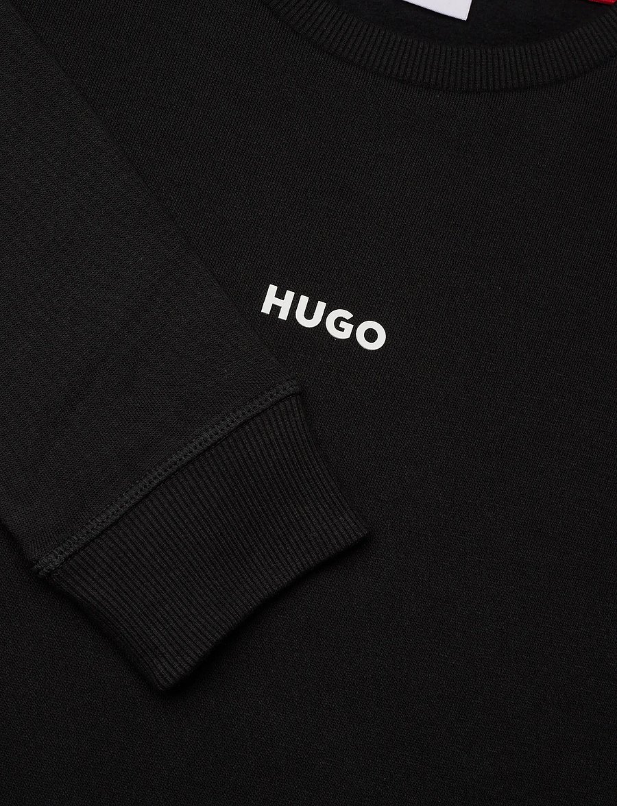 Hugo Kids - SWEATSHIRT - collegepaidat - black - 2