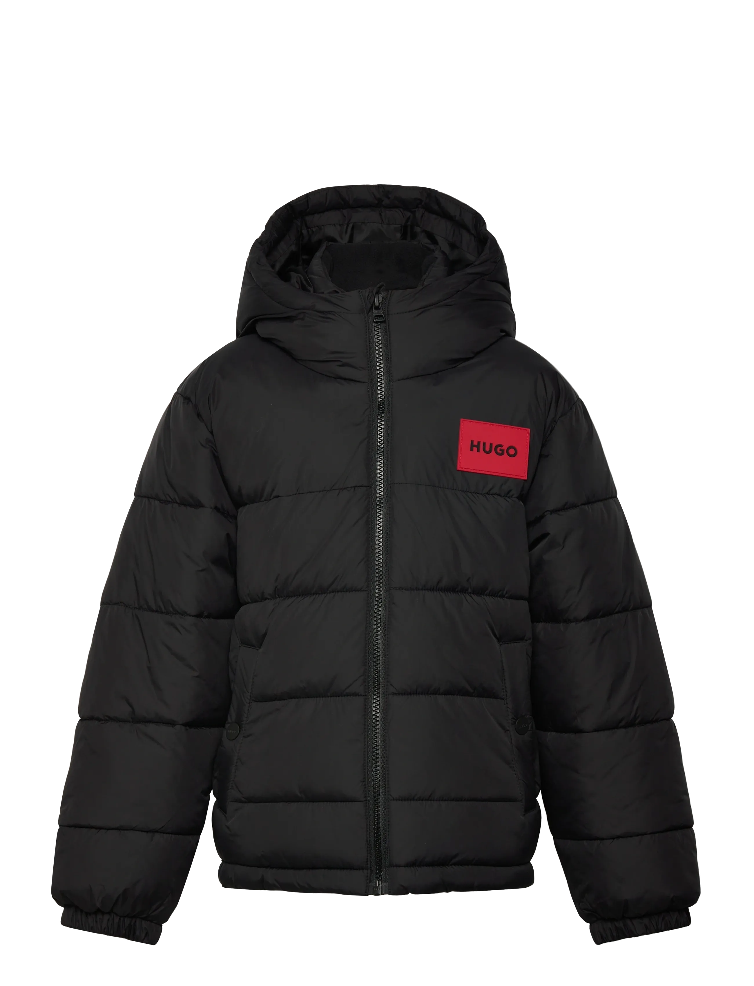 Hugo Kids Puffer Jacket, 108, Black, Jakker Og Frakker > Puffer Og Vatterede, Børn