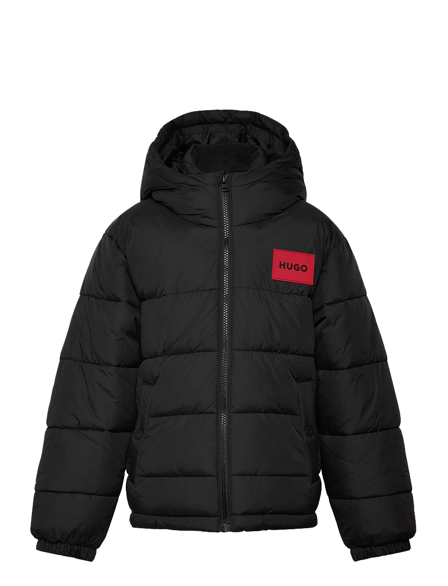 Hugo Kids - PUFFER JACKET - vinterjackor - black - 0