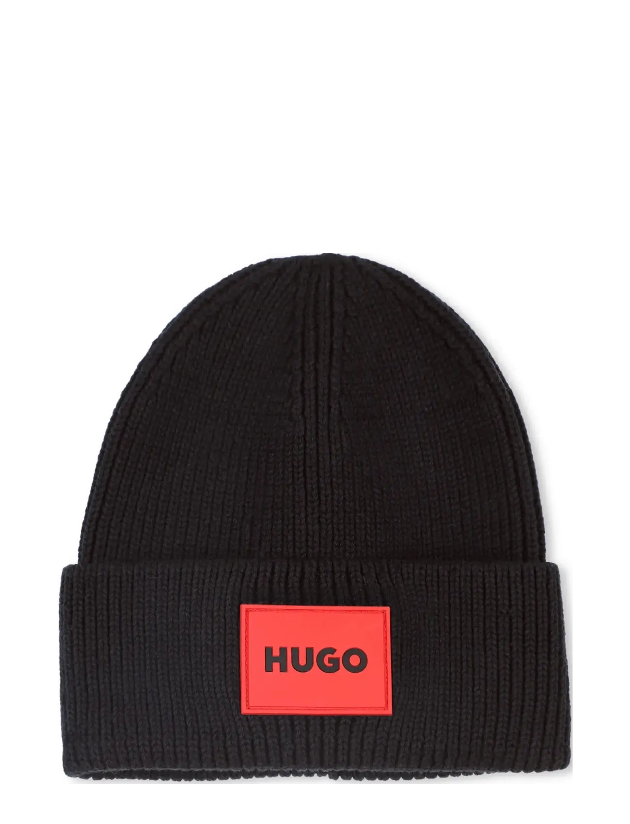 Hugo Kids Pull On Hat, Strikket Hue, Sort, Str: 54