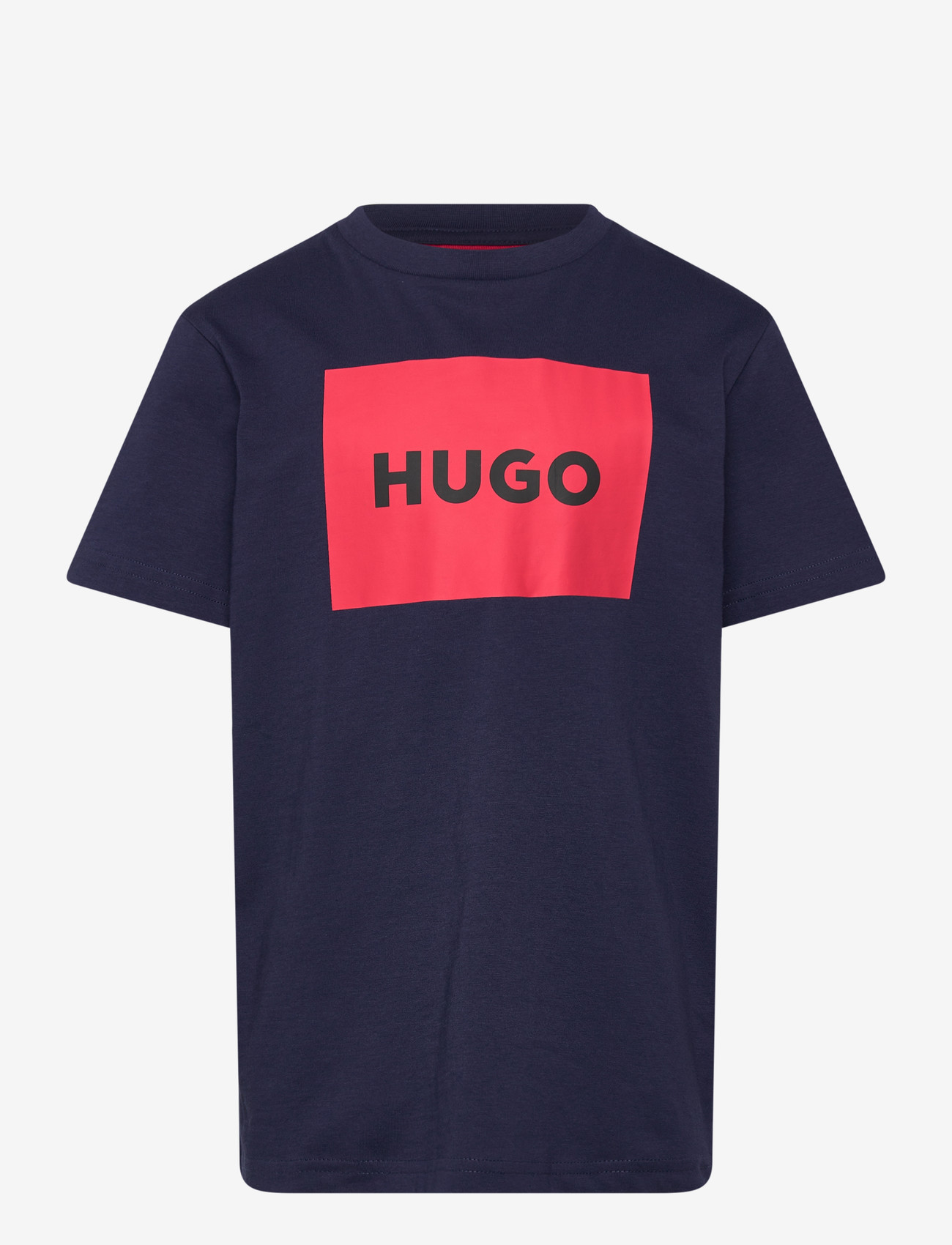 Hugo Kids - T-SHIRT - kortærmede t-shirts - navy - 0