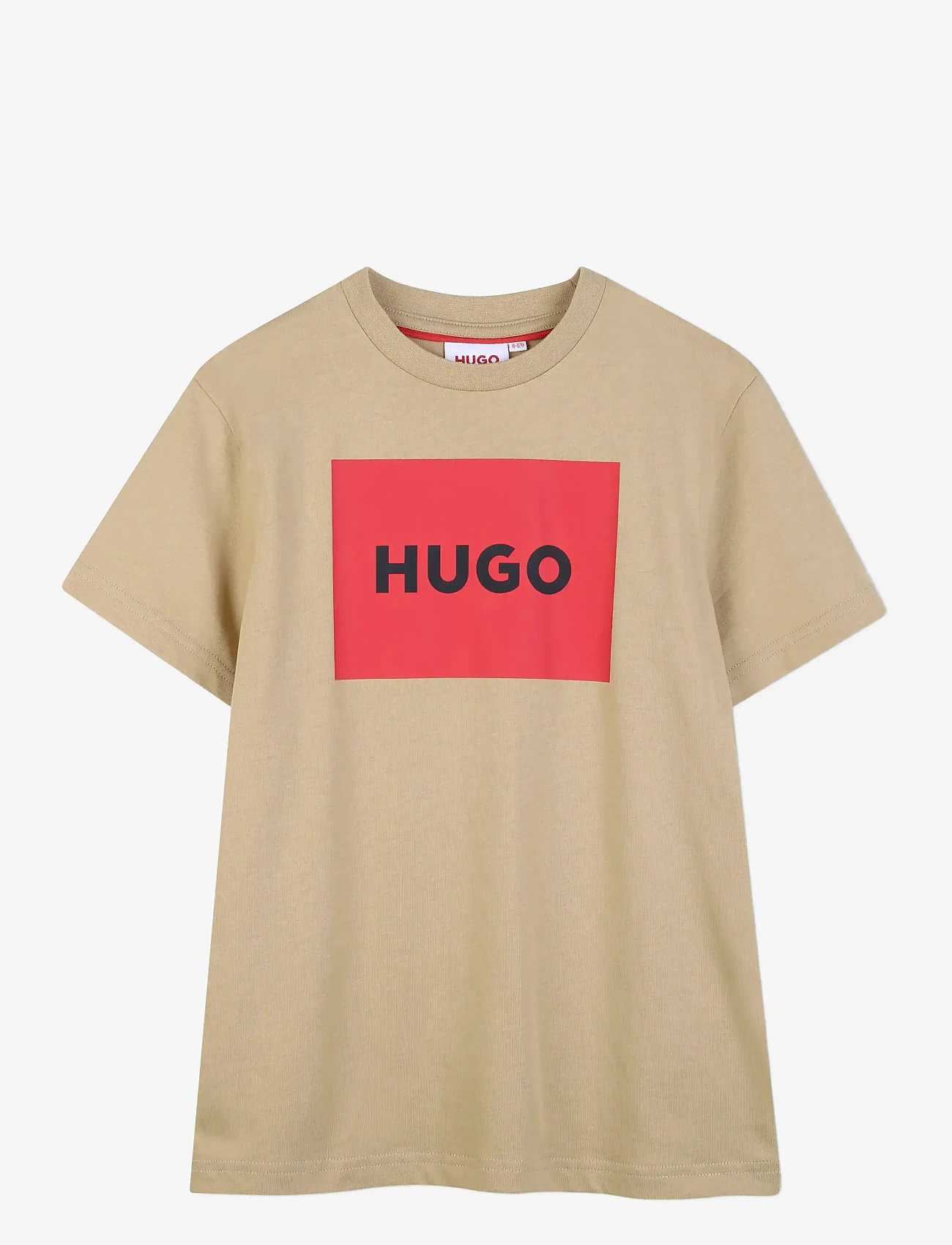 Hugo Kids - T-SHIRT - kortärmade t-shirts - stone - 0