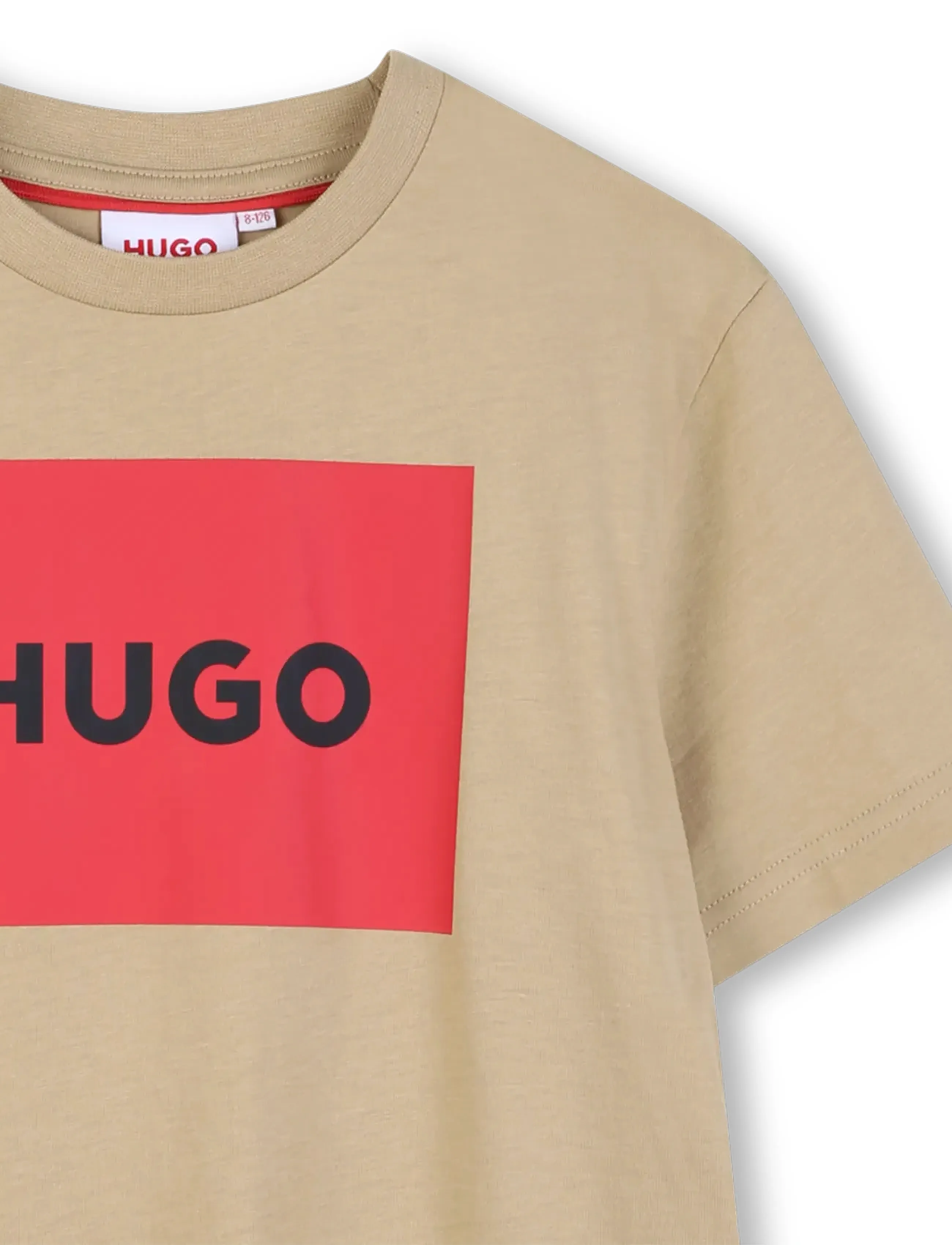 Hugo Kids - T-SHIRT - kortärmade t-shirts - stone - 2