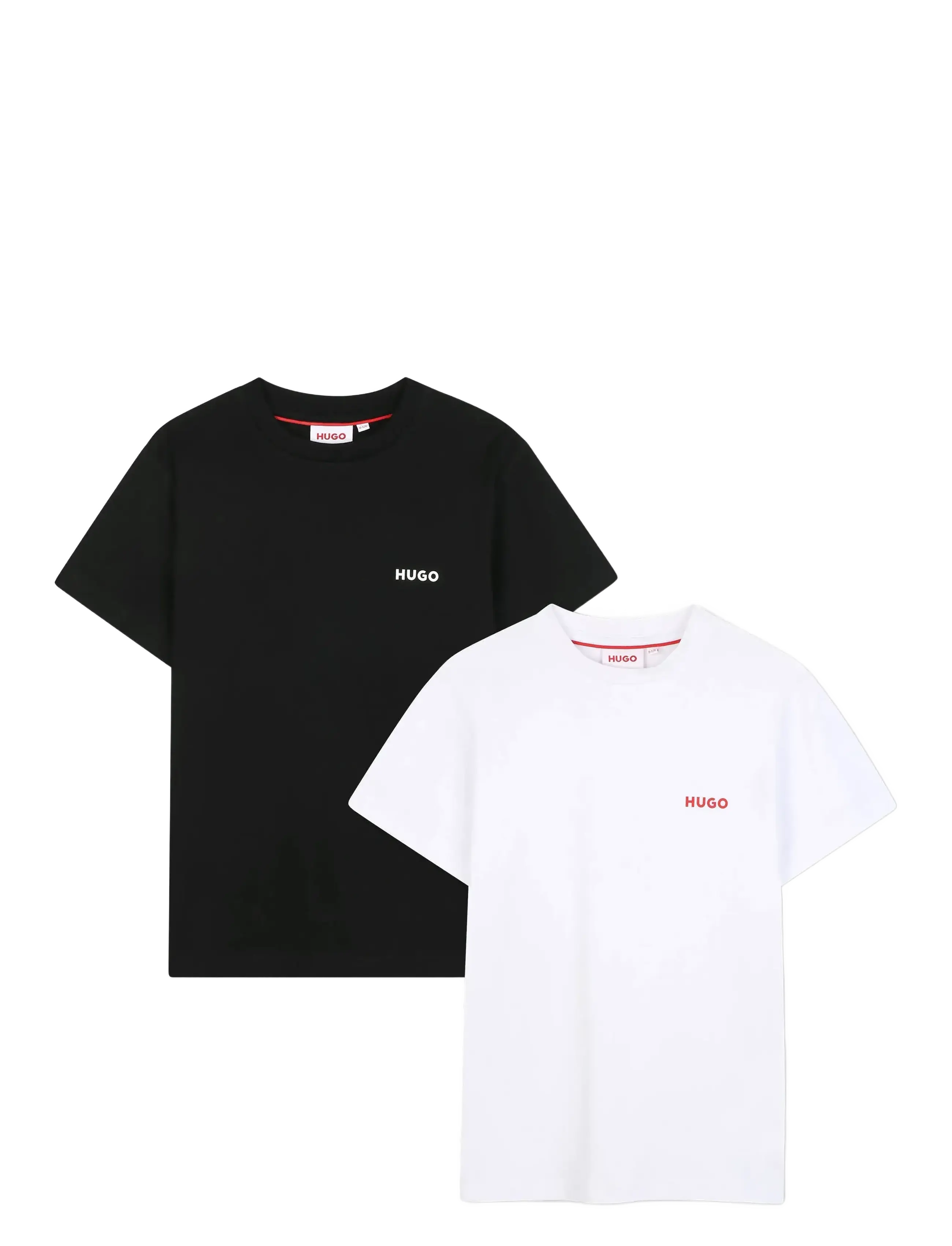 Hugo Kids Set 2 T-Shirts, 108, T-shirts, Weiß - Short-sleeved, Kinder