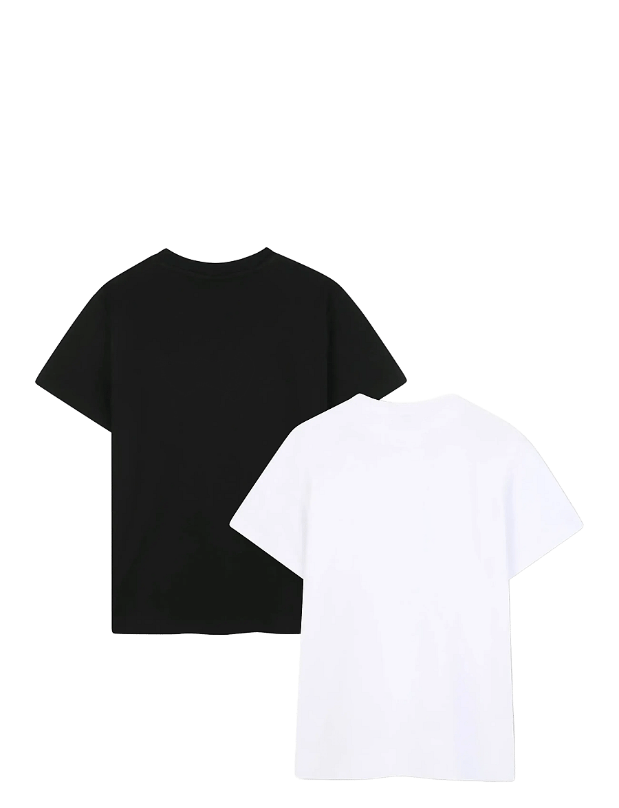 Hugo Kids - SET 2 T-SHIRTS - kurzärmelige - black white - 1