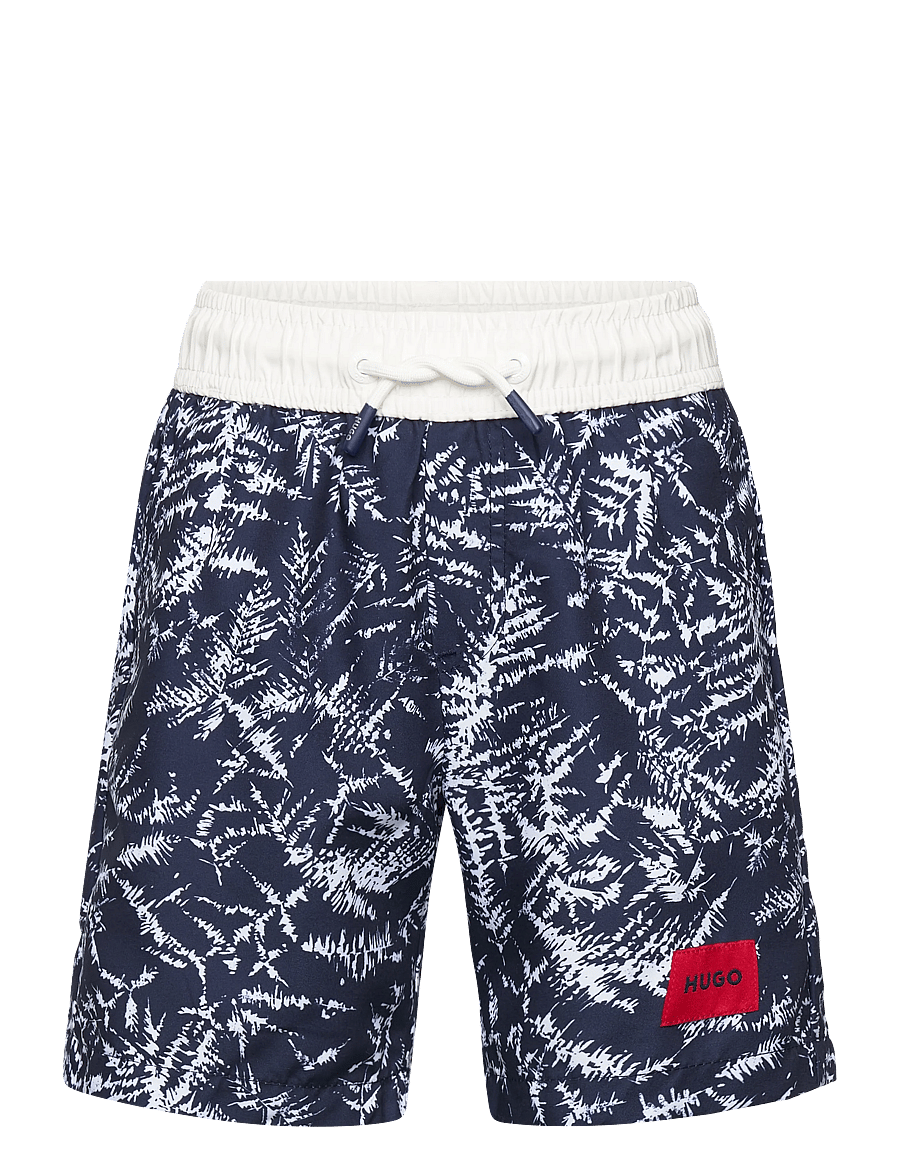 Hugo Kids - SWIM SHORTS - badehosen - blue white - 0