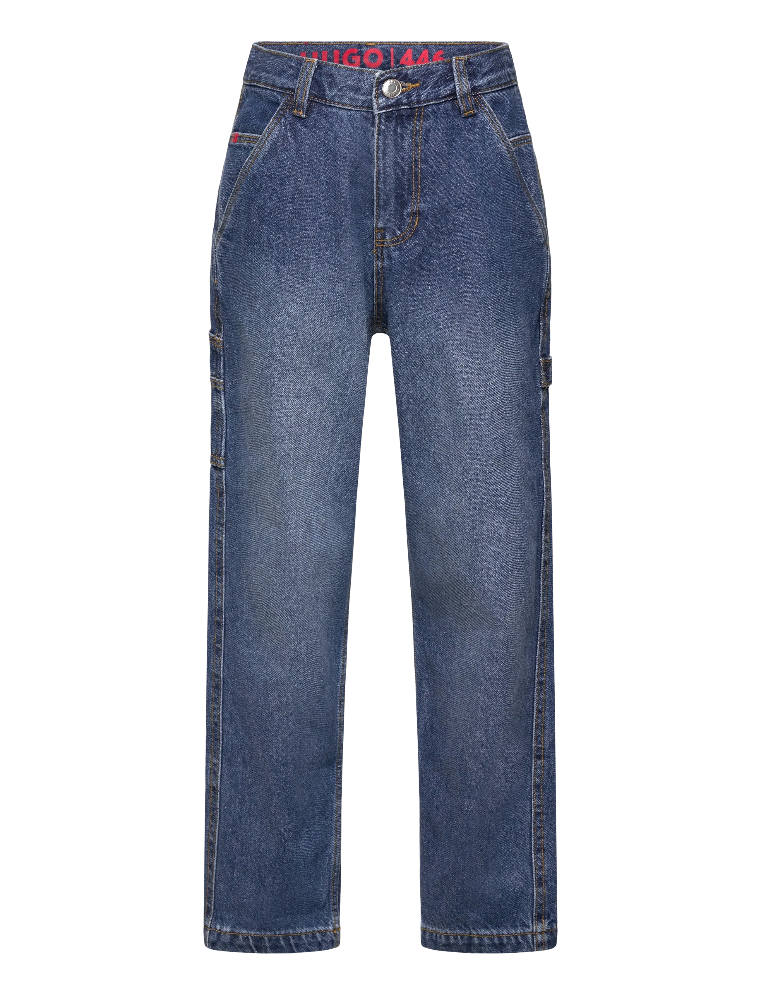 Hugo Kids Denim Trousers, 126, Jeans, Blau - Loose Kinder