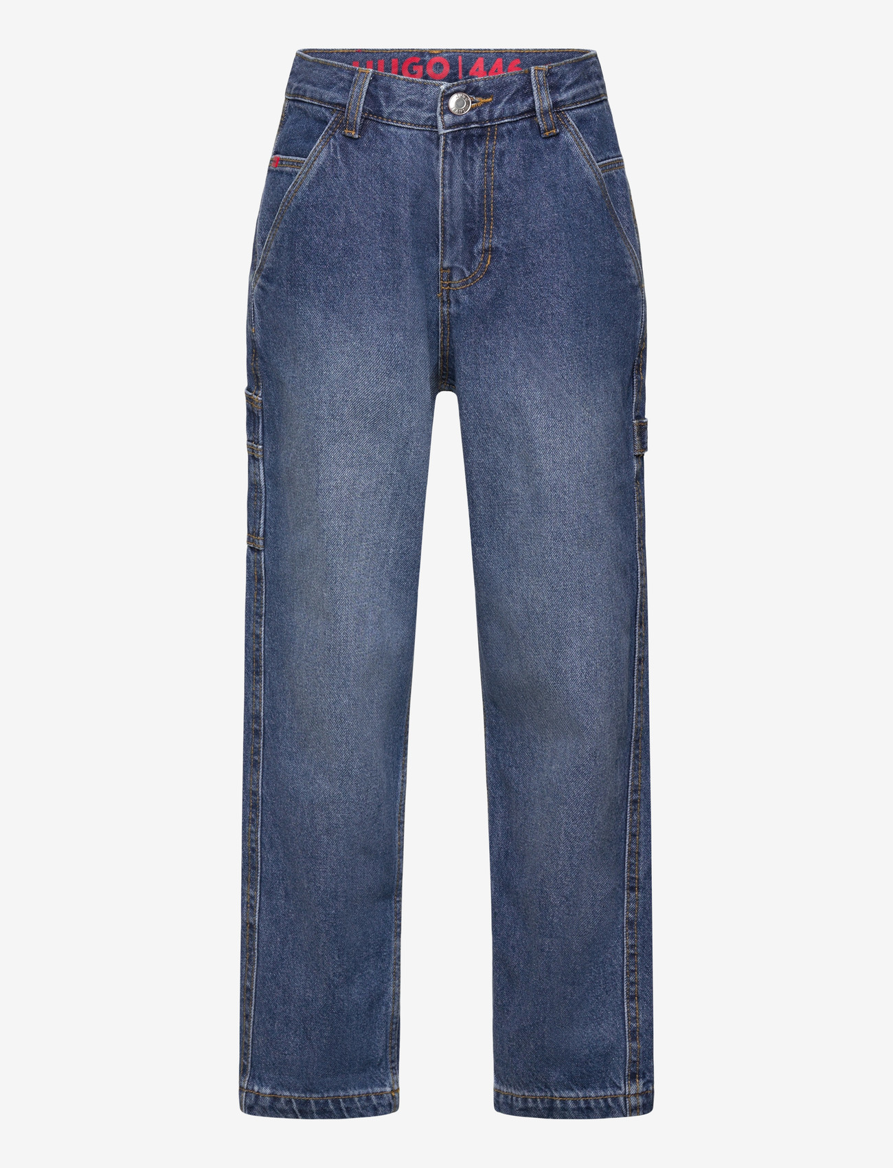 Hugo Kids - DENIM TROUSERS - loose jeans - double stone + brush - 0