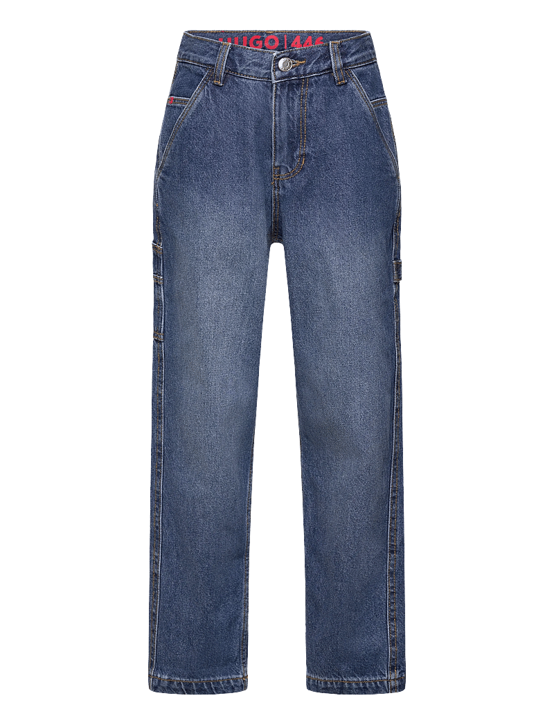 Hugo Kids - DENIM TROUSERS - loose jeans - double stone + brush - 0