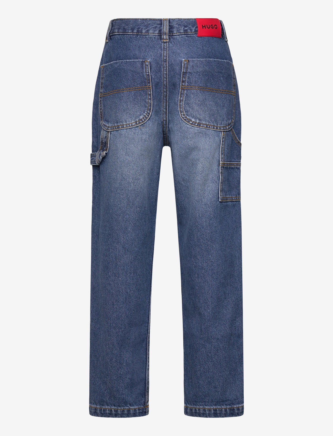 Hugo Kids - DENIM TROUSERS - loose jeans - double stone + brush - 1