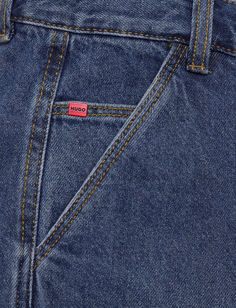 Hugo Kids - DENIM TROUSERS - loose jeans - double stone + brush - 2