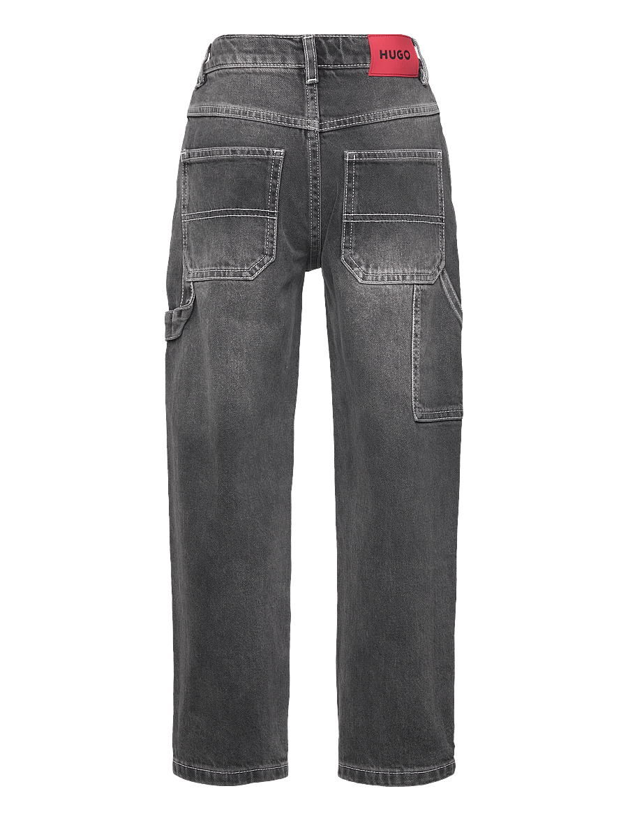 Hugo Kids - DENIM TROUSERS - loose jeans - denim black lave - 1