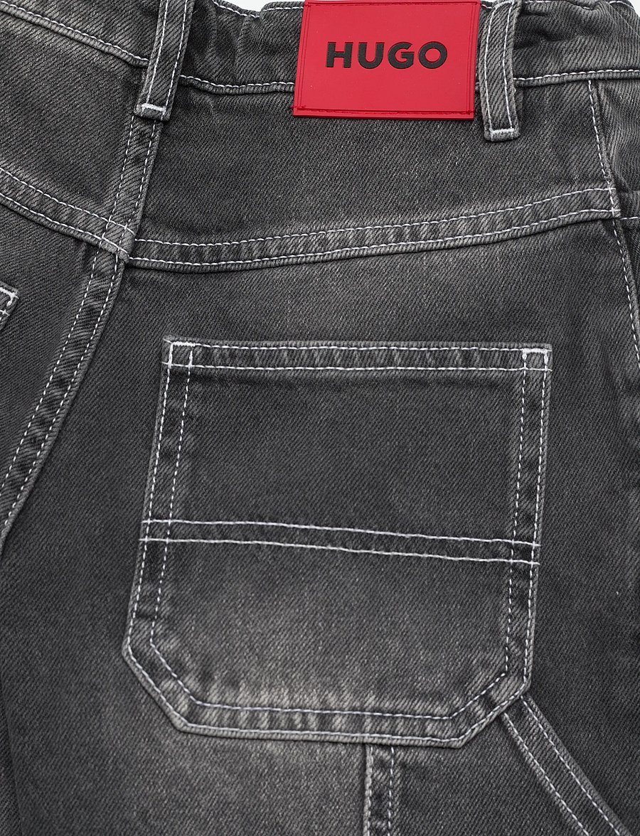 Hugo Kids - DENIM TROUSERS - loose jeans - denim black lave - 4