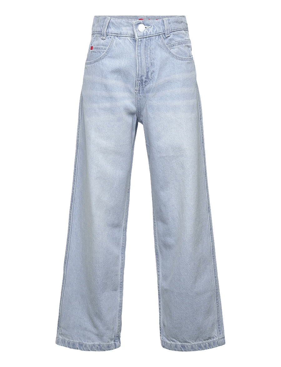 Hugo Kids - DENIM TROUSERS - loose jeans - bleach grows - 0