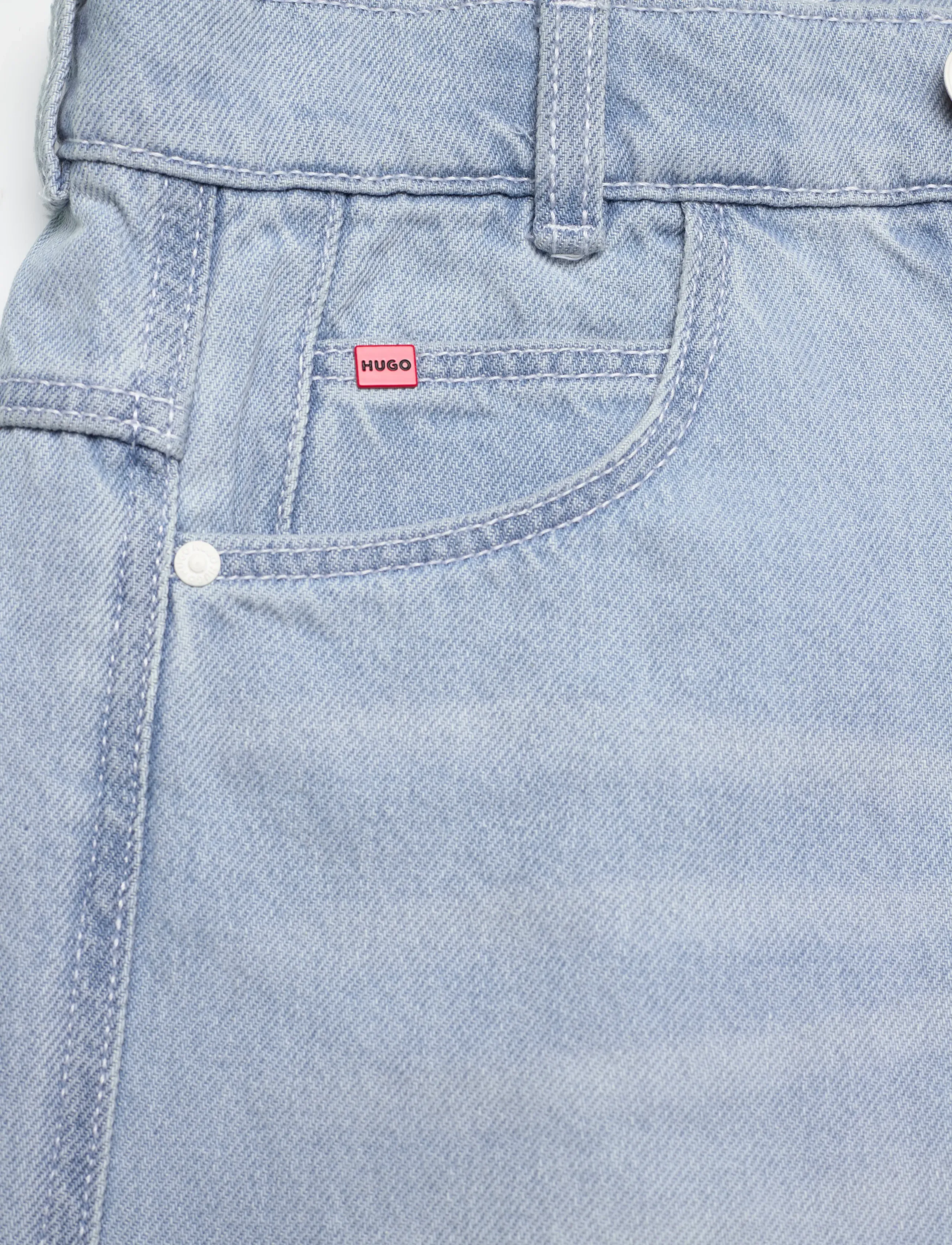 Hugo Kids - DENIM TROUSERS - loose jeans - bleach grows - 2