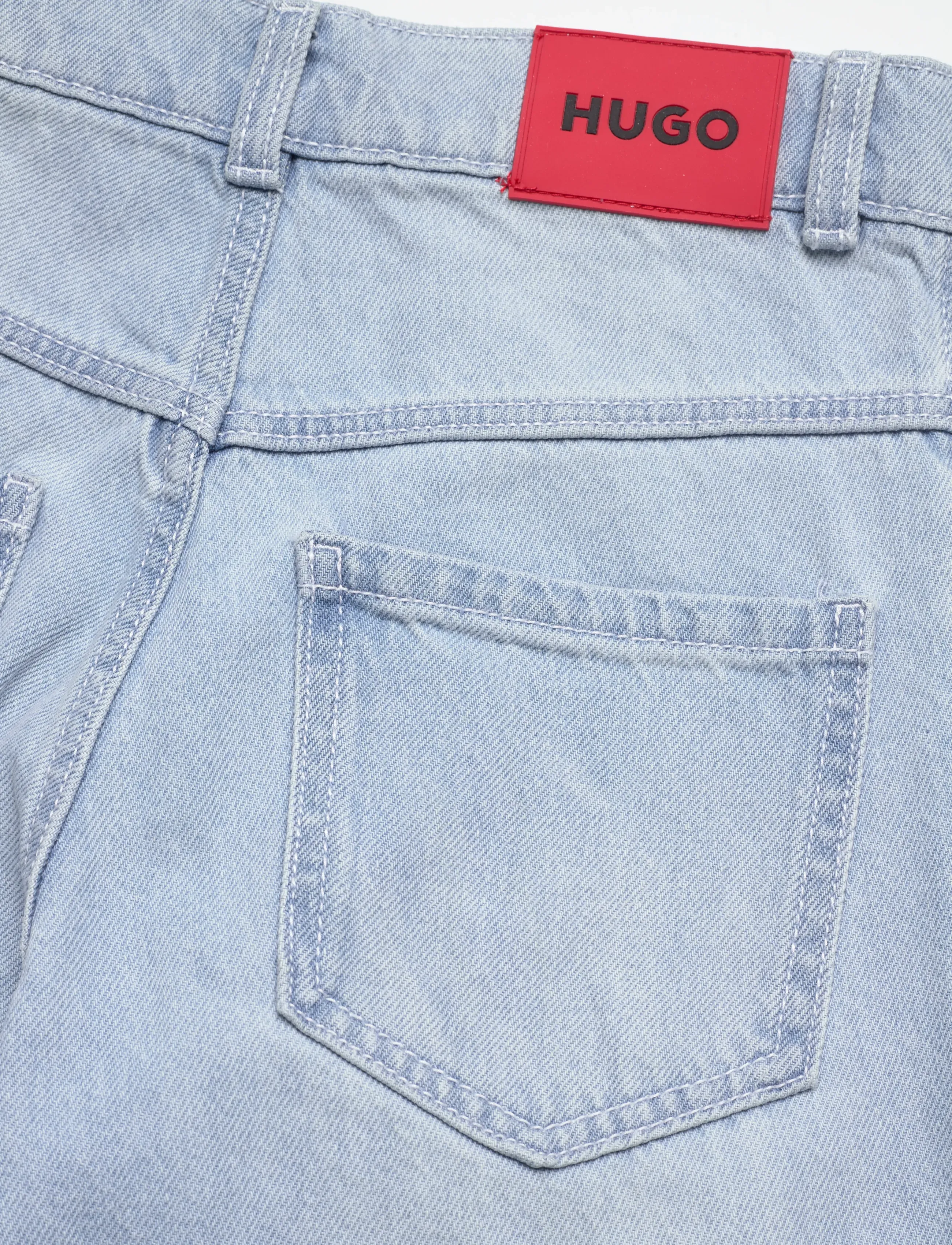 Hugo Kids - DENIM TROUSERS - loose jeans - bleach grows - 4