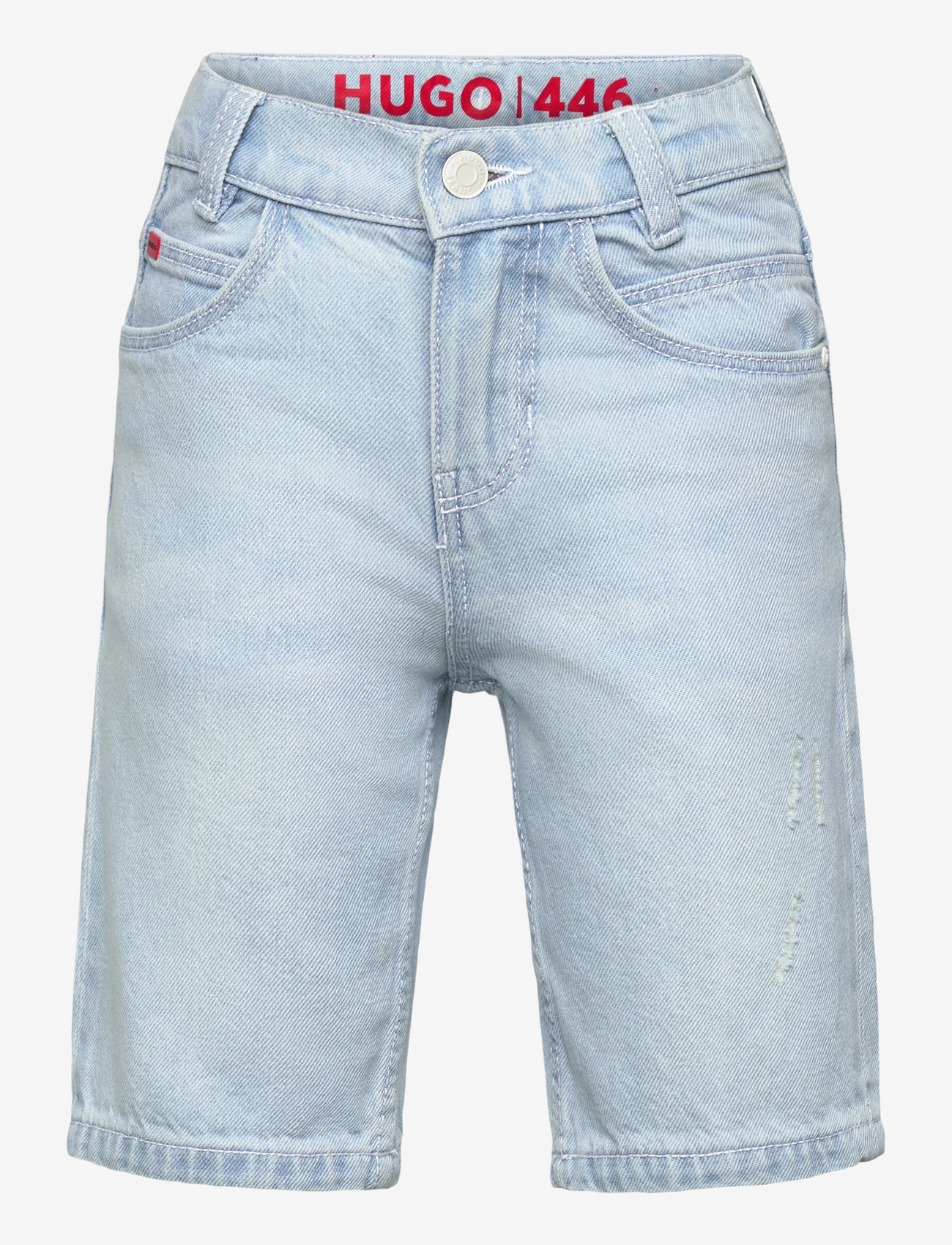 Hugo Kids - DENIM SHORTS - short en jeans - bleach grows - 0