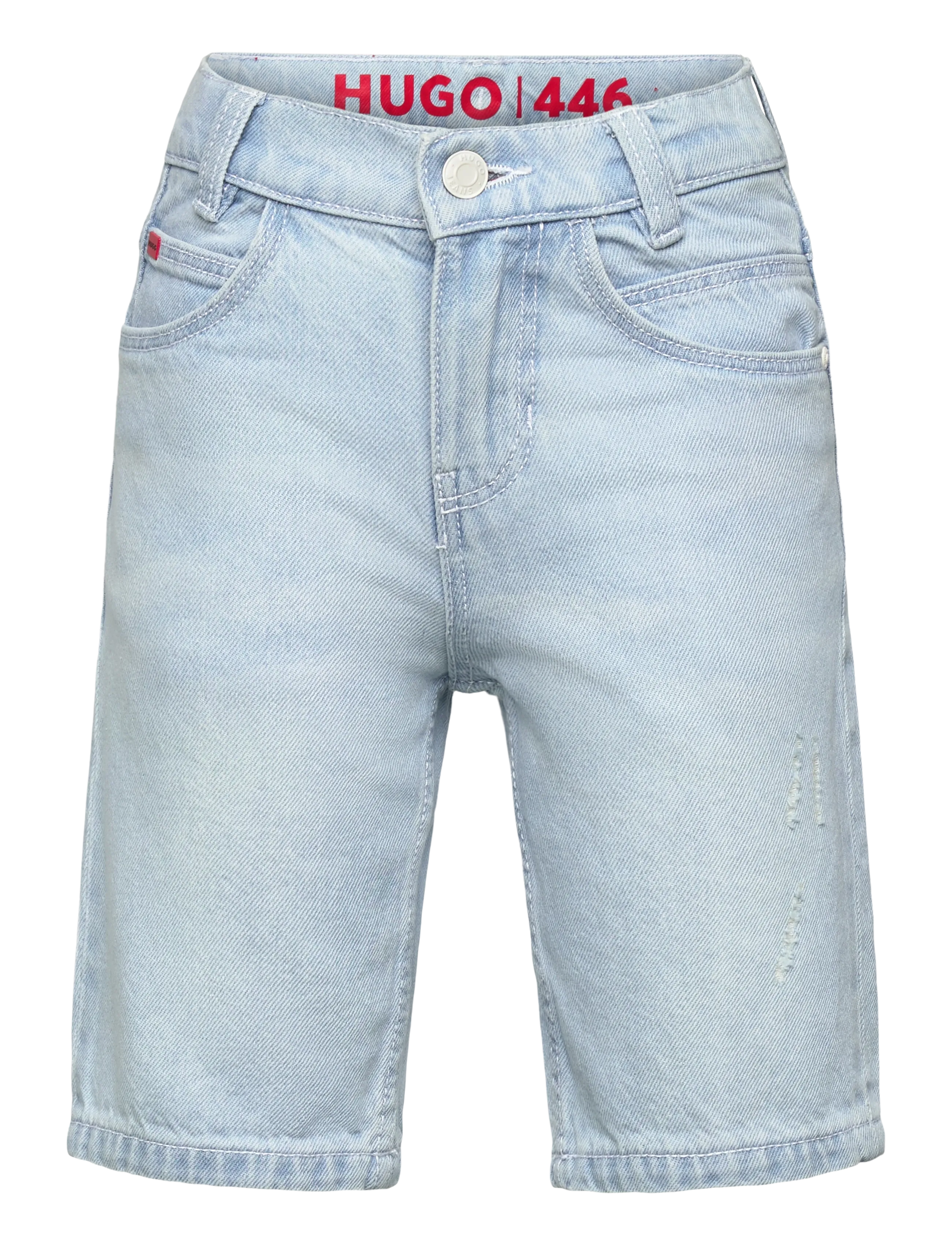 Hugo Kids DENIM SHORTS - Underdele - BLEACH GROWS / blue