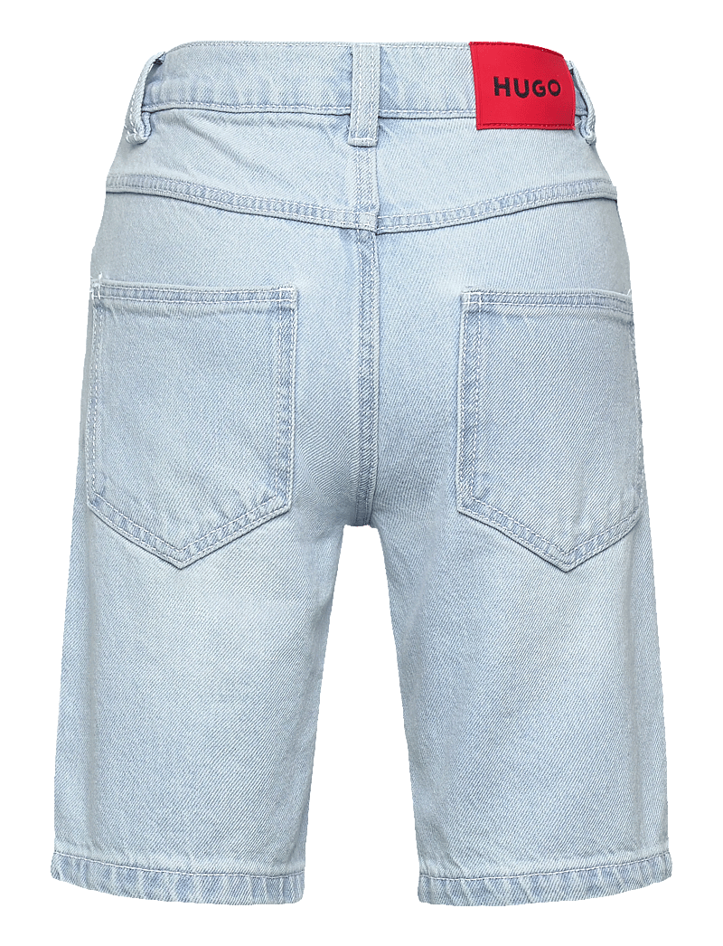 Hugo Kids - DENIM SHORTS - jeansshorts - bleach grows - 1