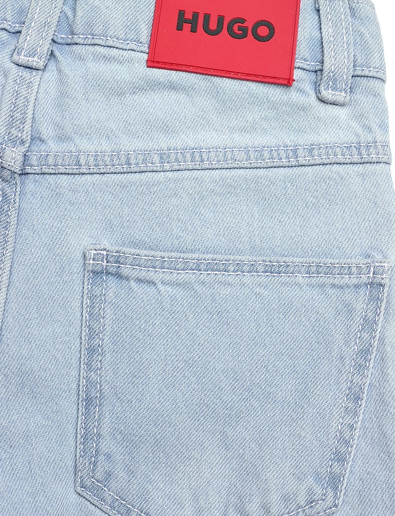 Hugo Kids - DENIM SHORTS - jeansshorts - bleach grows - 4