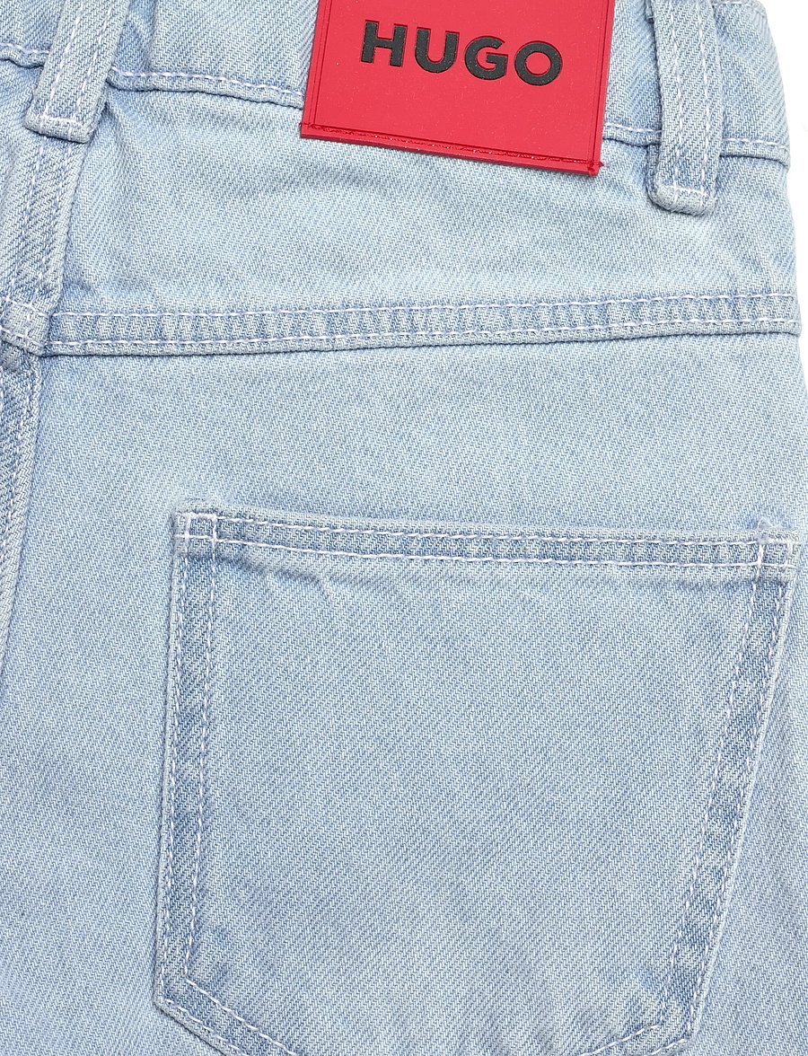 Hugo Kids - DENIM SHORTS - jeansshorts - bleach grows - 4