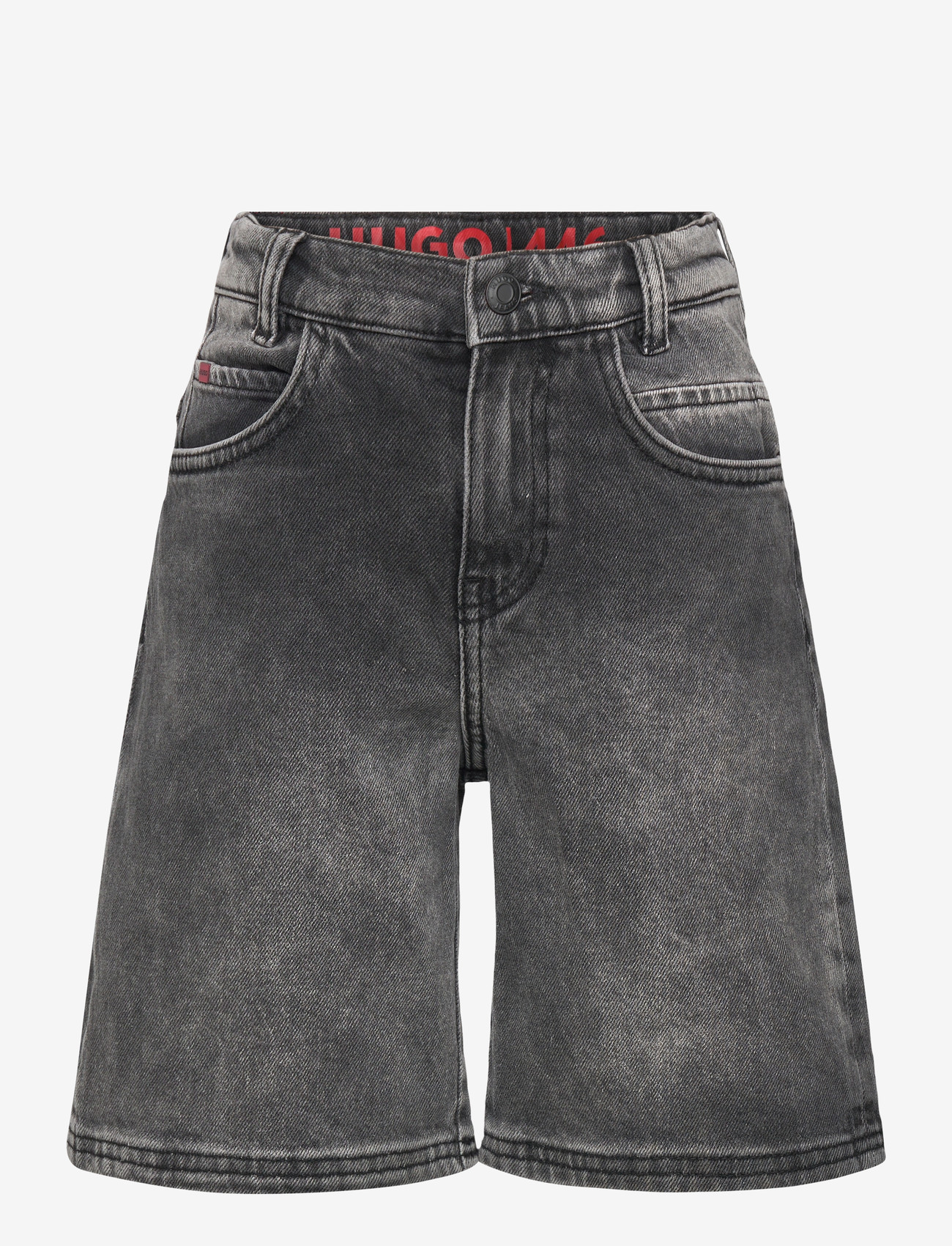Hugo Kids - DENIM SHORTS - jeansshorts - denim black lave - 0