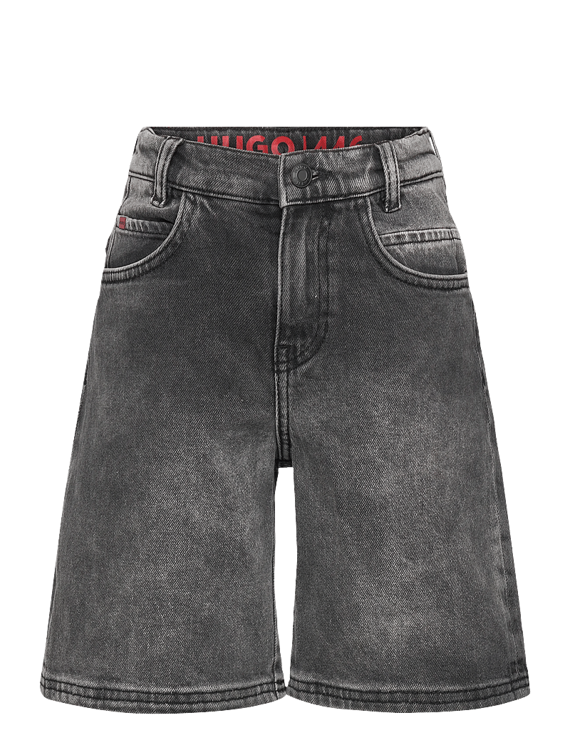 Hugo Kids - DENIM SHORTS - jeansshorts - denim black lave - 0