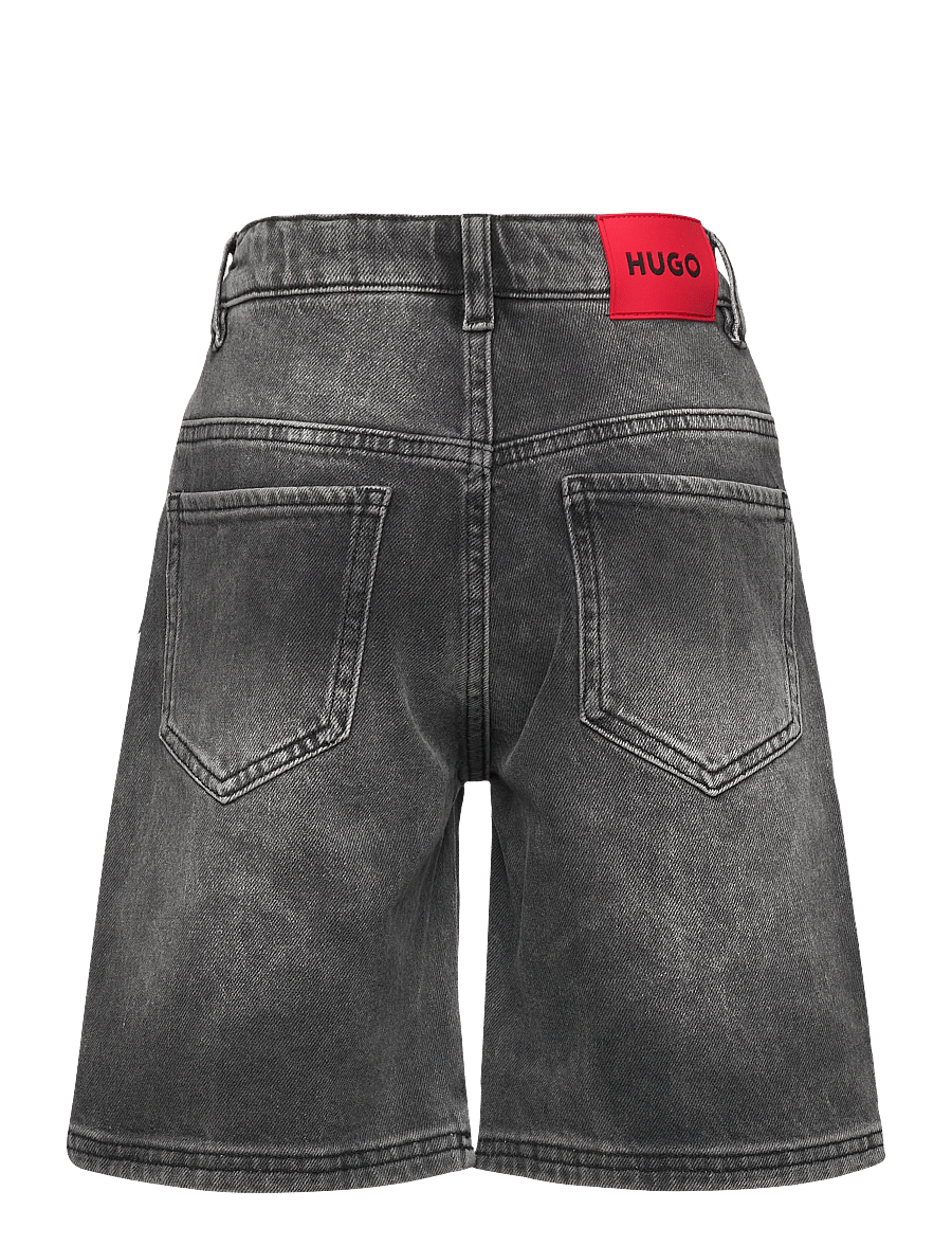 Hugo Kids - DENIM SHORTS - korte jeansbroeken - denim black lave - 1
