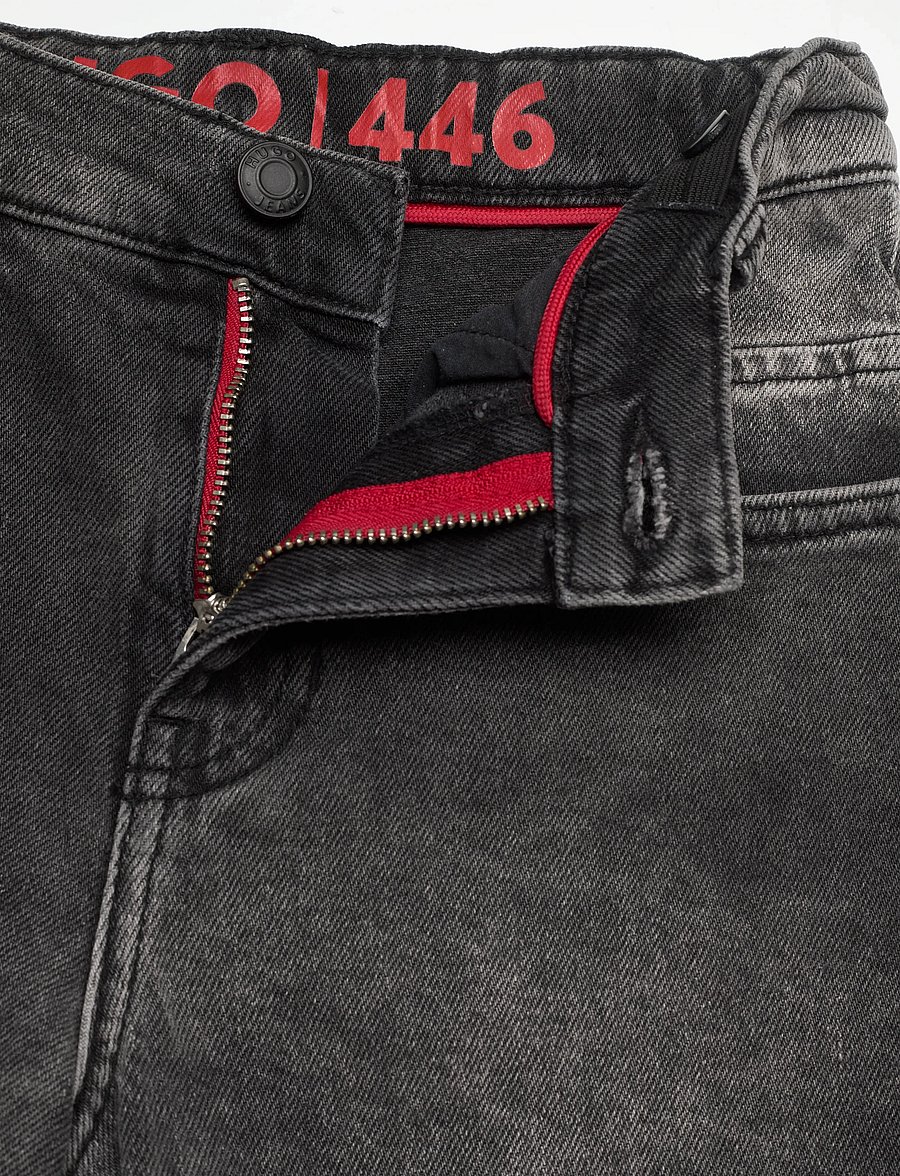 Hugo Kids - DENIM SHORTS - korte jeansbroeken - denim black lave - 3